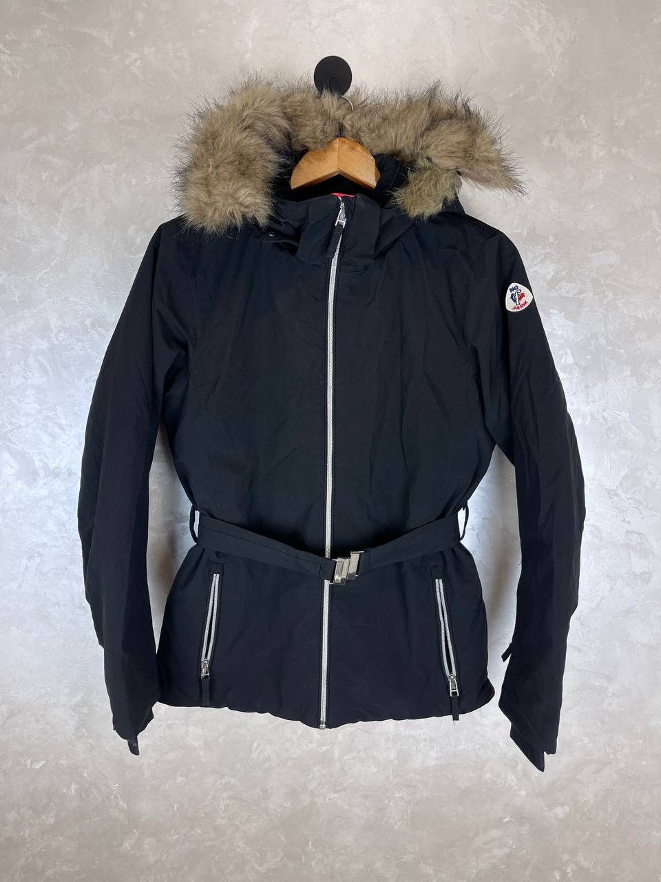 Fusalp Fusalp No Panic Faux Fur Hood Ski Jacket Black Belted Size L / US 10 / IT 46 - 1 Thumbnail