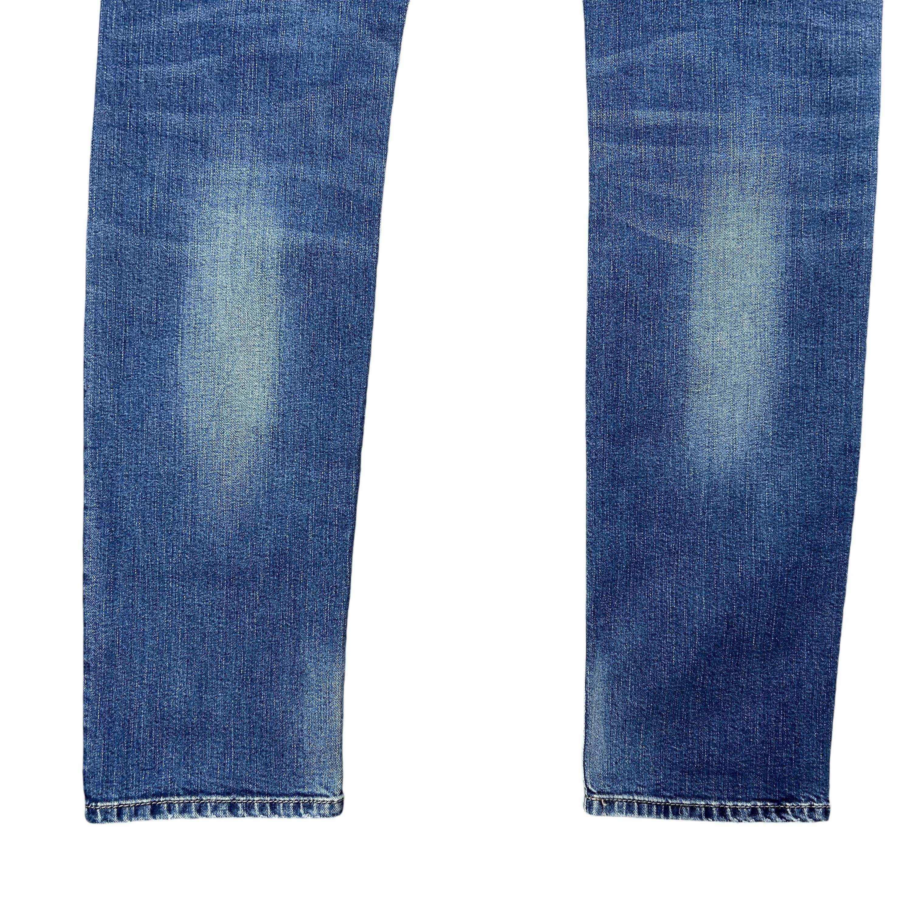 Diesel Diesel Thavar Slim Skinny Blue Ripped Denim Jeans W34L32 Size US 34 / EU 50 - 8 Thumbnail