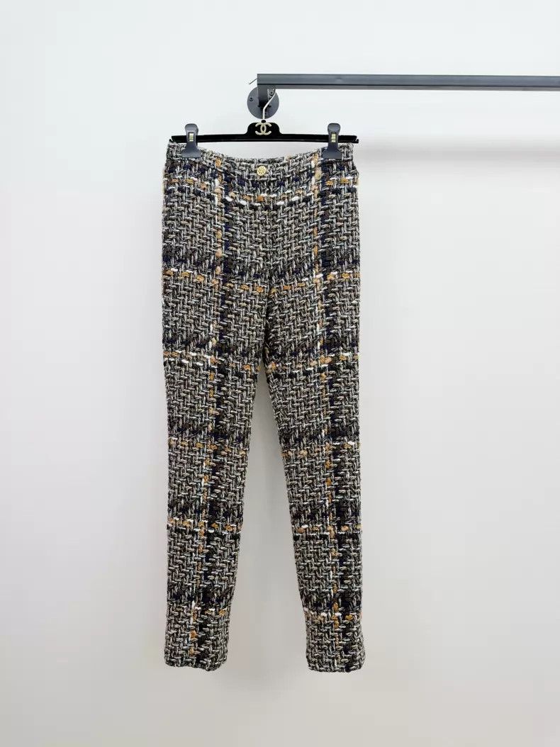 Chanel Chanel Woollen braided trousers Size 24" / US 00 / IT 34 - 1 Thumbnail