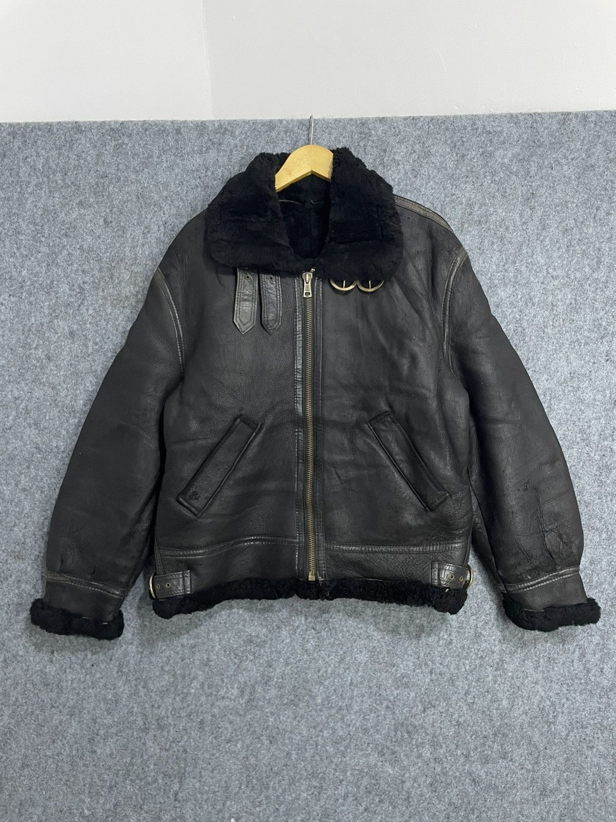 Leather US SHEEPSKIN B-3 Leather Jacket Size US L / EU 52-54 / 3 - 1 Thumbnail