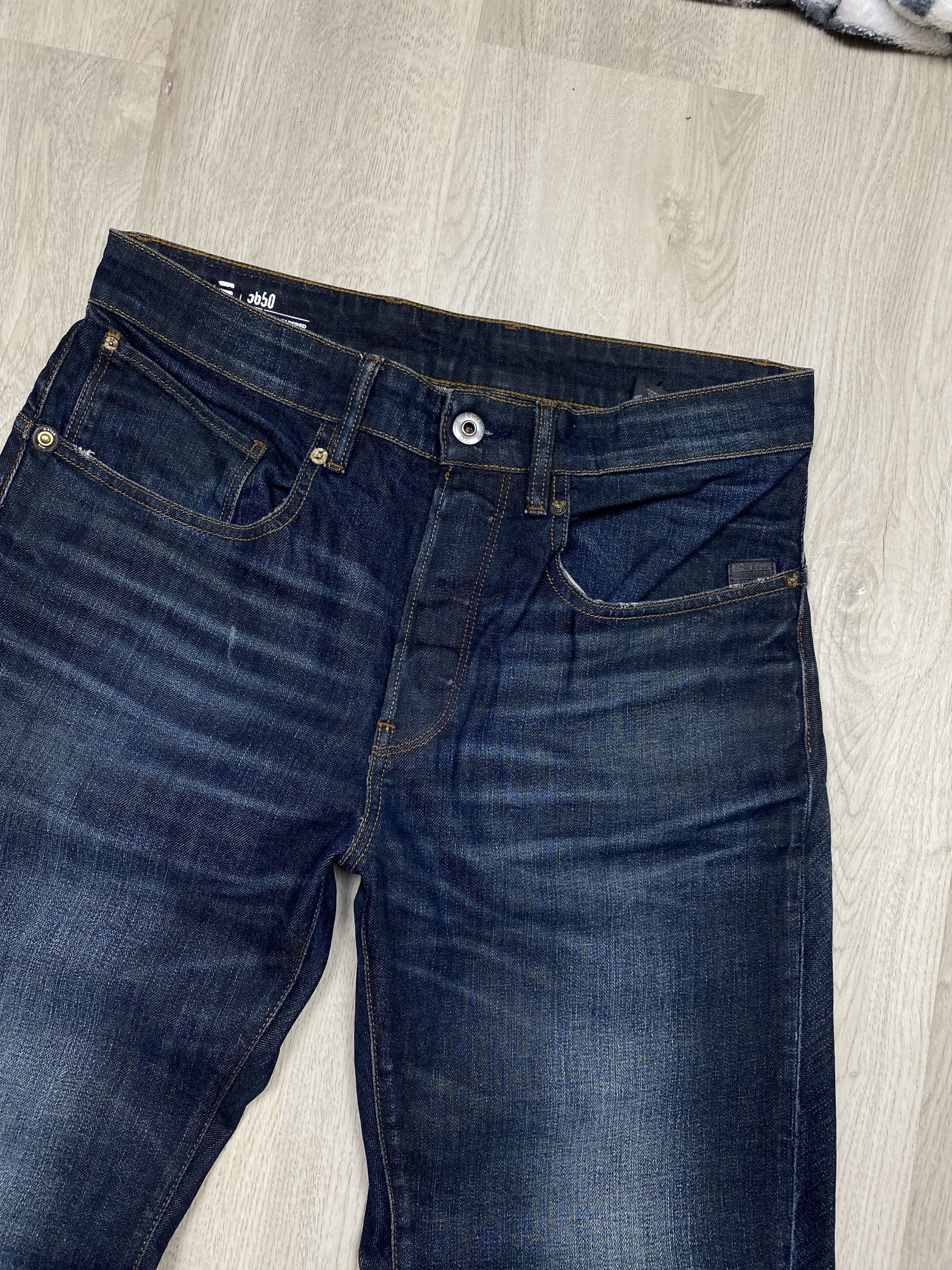 G-Star G Star Raw Vintage Mens 3D Relaxed Tapered Denim Pants Jeans Size US 30 / EU 46 - 2 Thumbnail