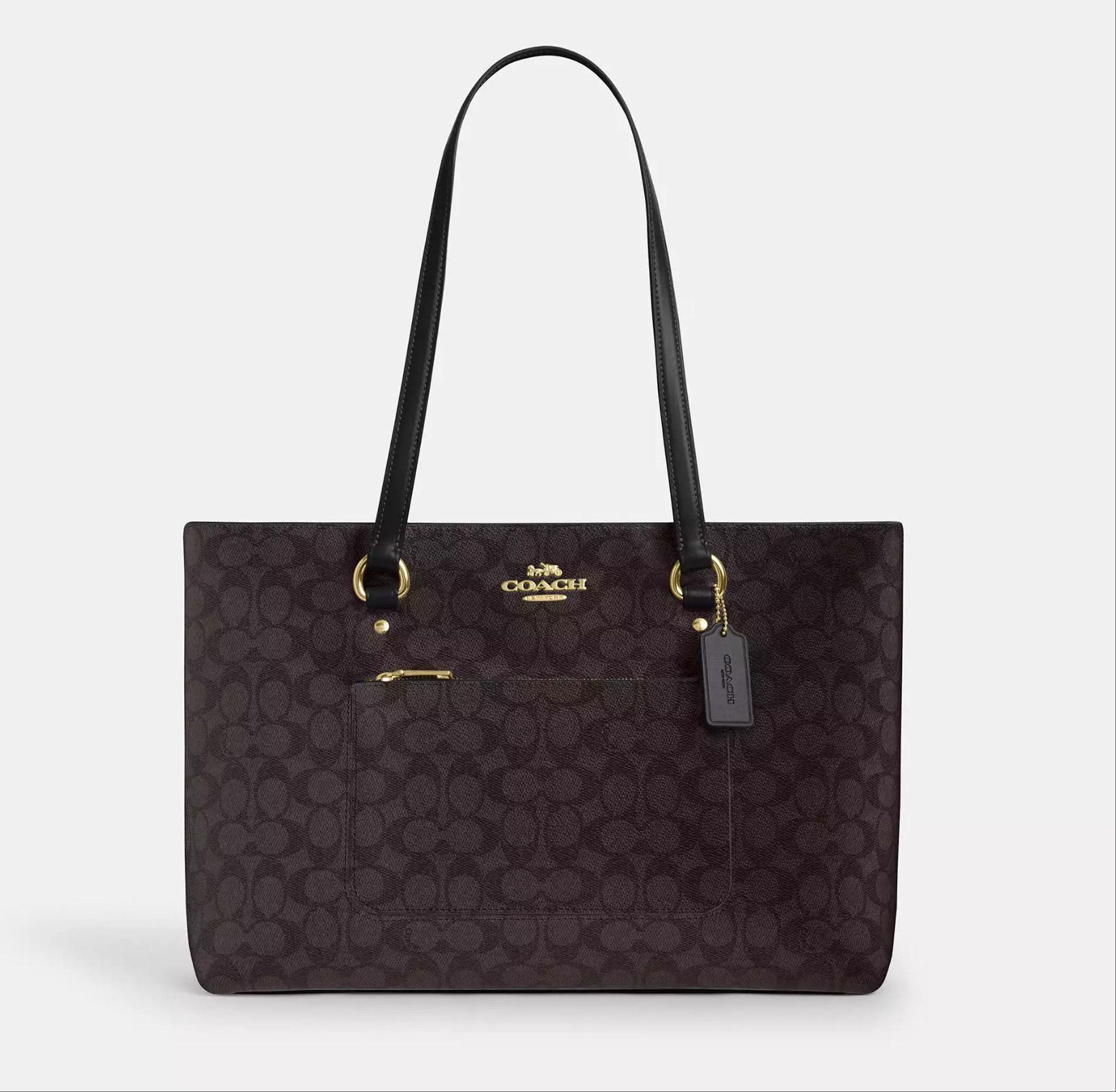 Coach Station Tote Bag In Signature Canvas CCD69 Size ONE SIZE - 7 Thumbnail
