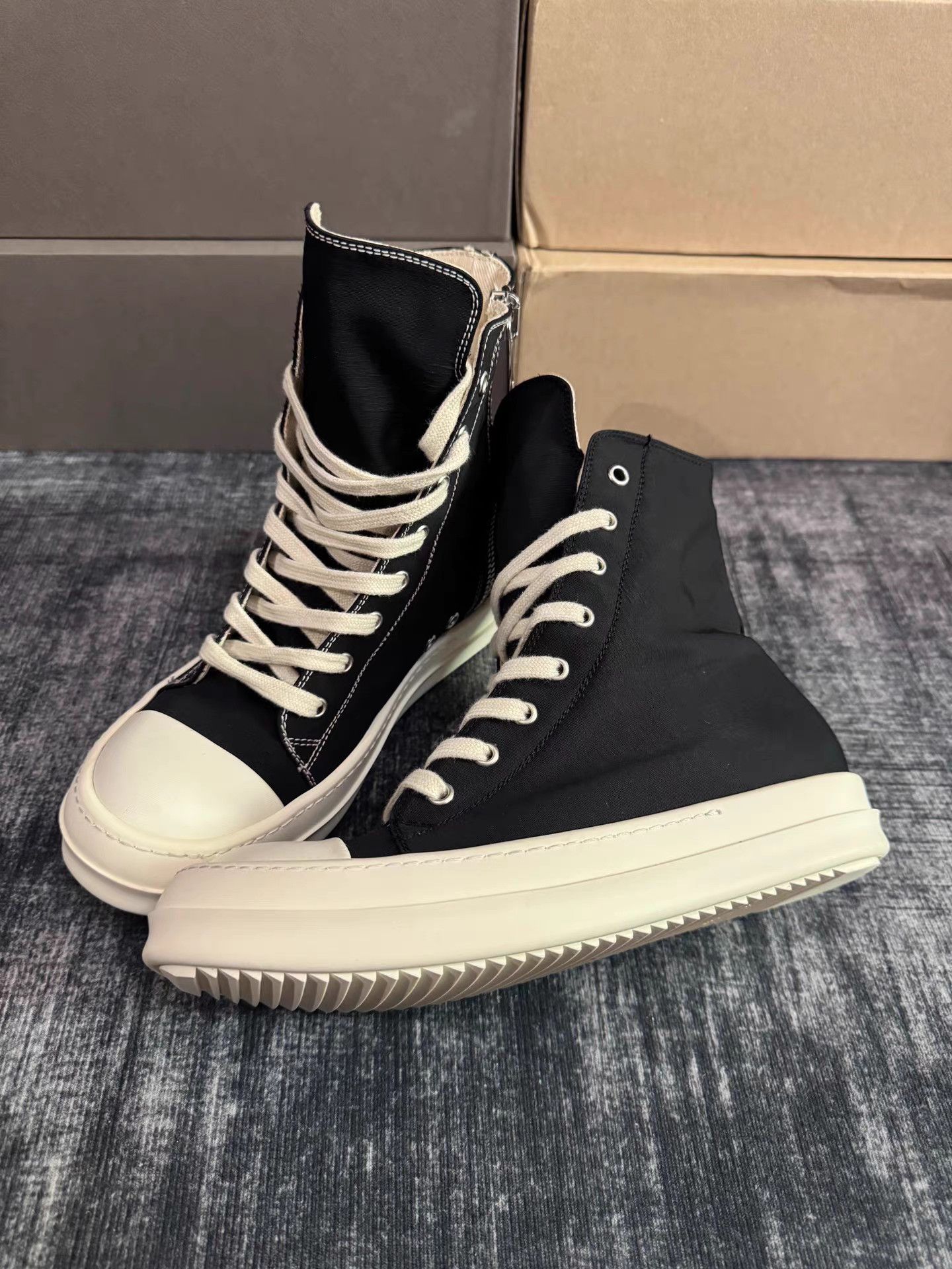 Rick Owens Satin Mix Match shoes