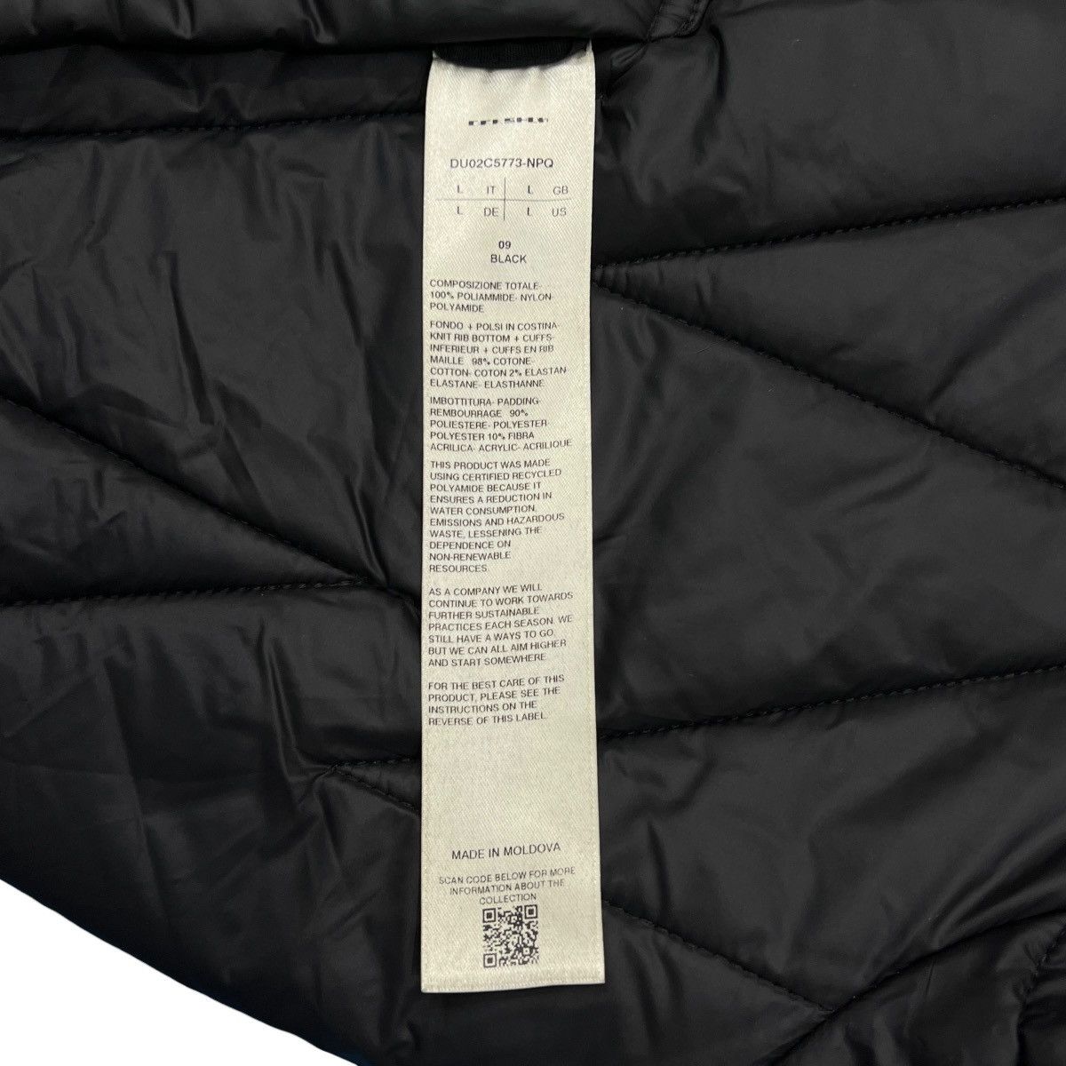 Rick Owens Drkshdw RICK OWENS DRKSHDW 2023AW Gimp Quilting Nylon Jacket Size US L / EU 52-54 / 3 - 6 Thumbnail