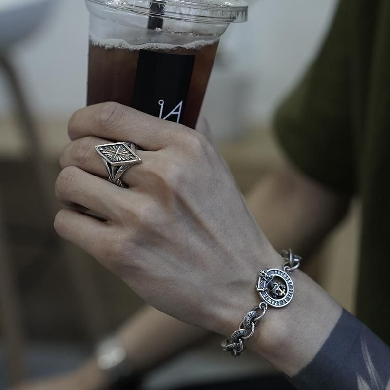 Jewelry Star Crazy Jewelry Rings Open Size Chrome Ring (Size 7-13) Size ONE SIZE - 1 Thumbnail