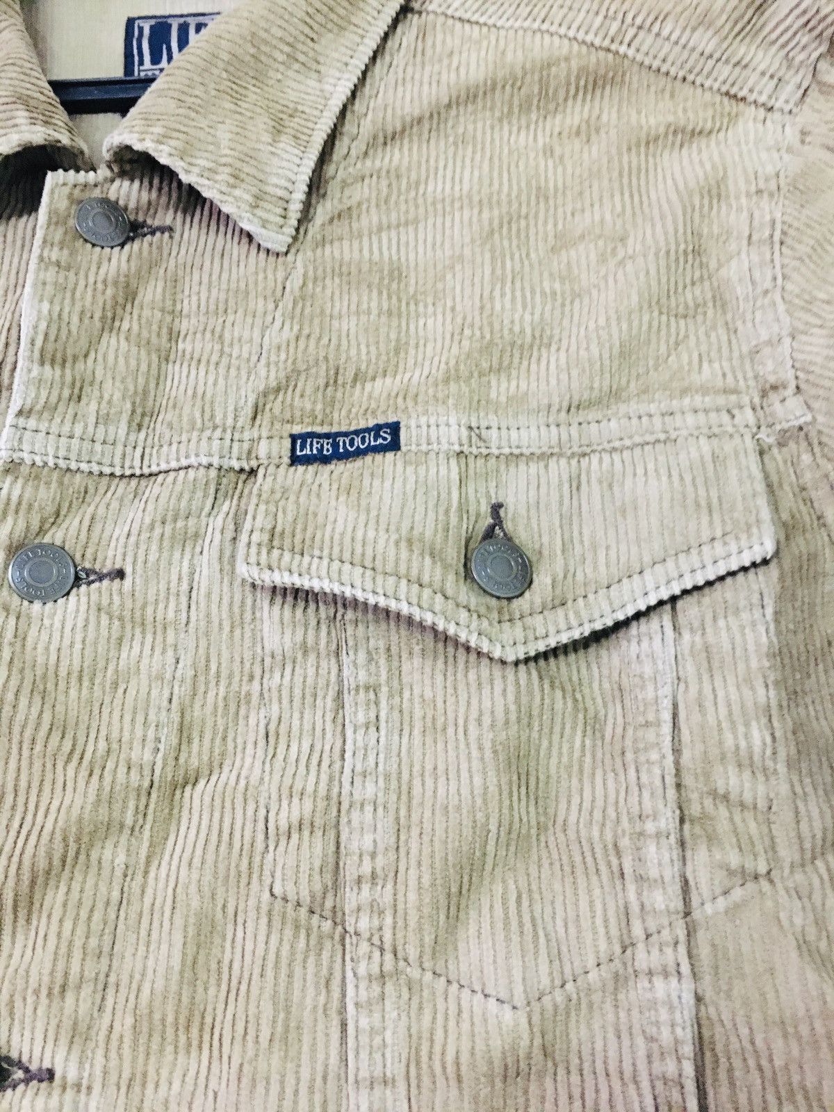 Japanese Brand Life Tools Curduroy Button Up Jacket (18) Size US L / EU 52-54 / 3 - 11 Thumbnail