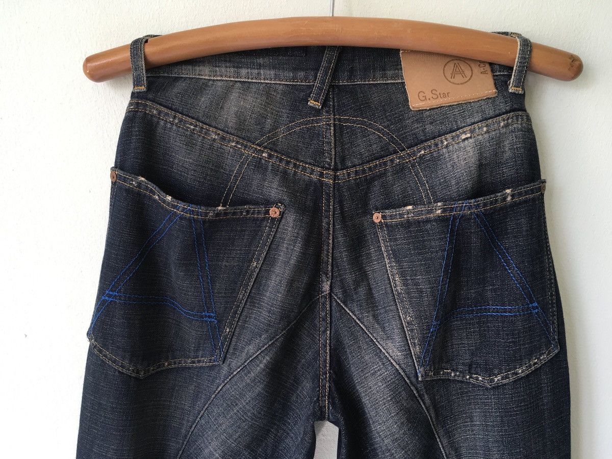G-Star × Marc Newson G Star Raw A-Crotch Denim Tapered Fit Size US 30 / EU 46 - 6 Thumbnail