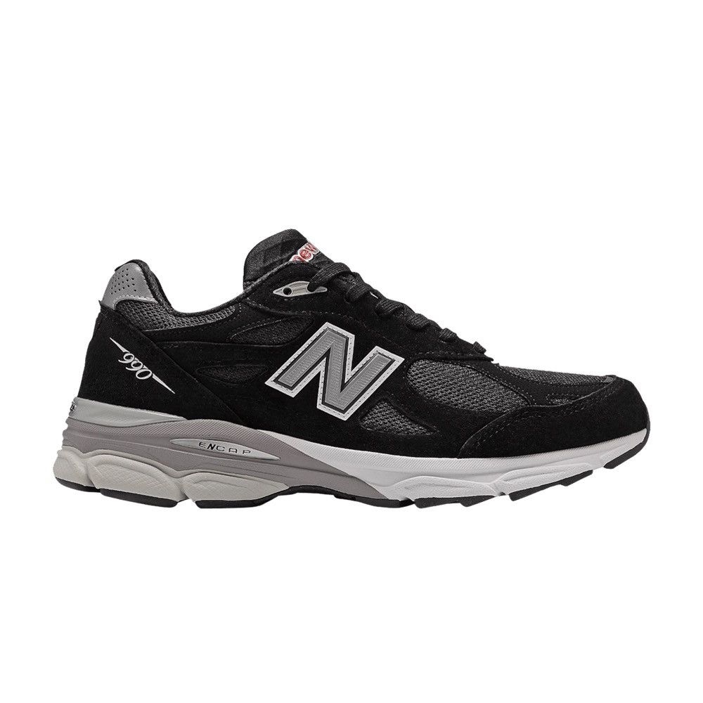 New Balance 990v3 Made in USA Black White Sneakers M990BS3