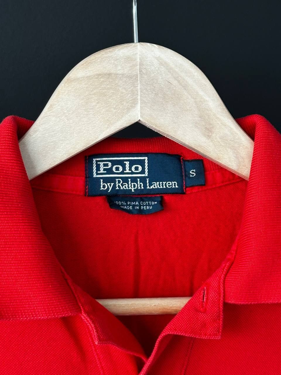 Designer × Polo Ralph Lauren × Ralph Lauren Polo Ralph Lauren Luxury Pima Cotton Red T SHIRT Size US S / EU 44-46 / 1 - 5 Thumbnail