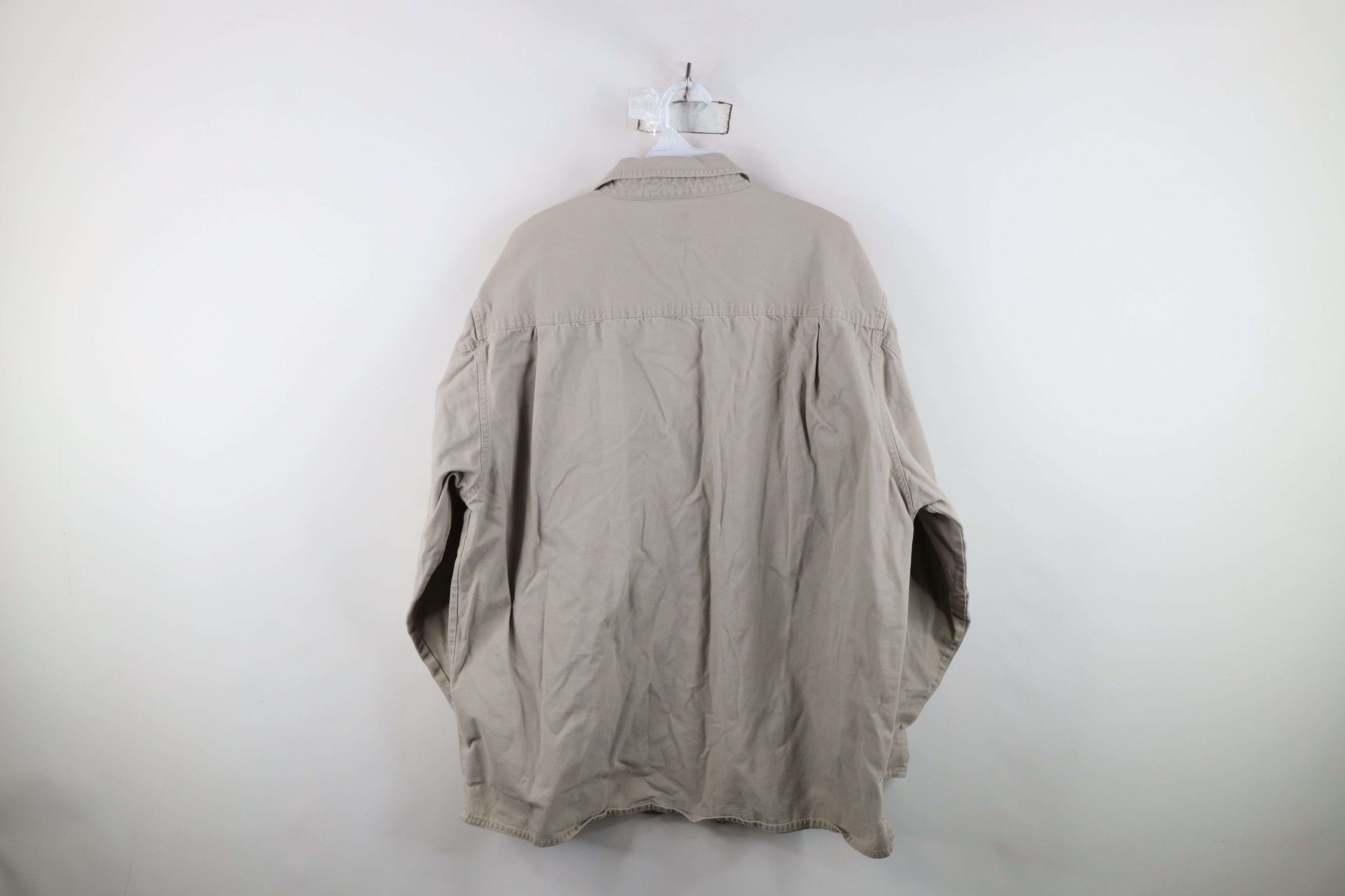Marlboro Vintage 90s Marlboro Heavy Western Cowboy Button Shirt Gray Size US XL / EU 56 / 4 - 11 Thumbnail