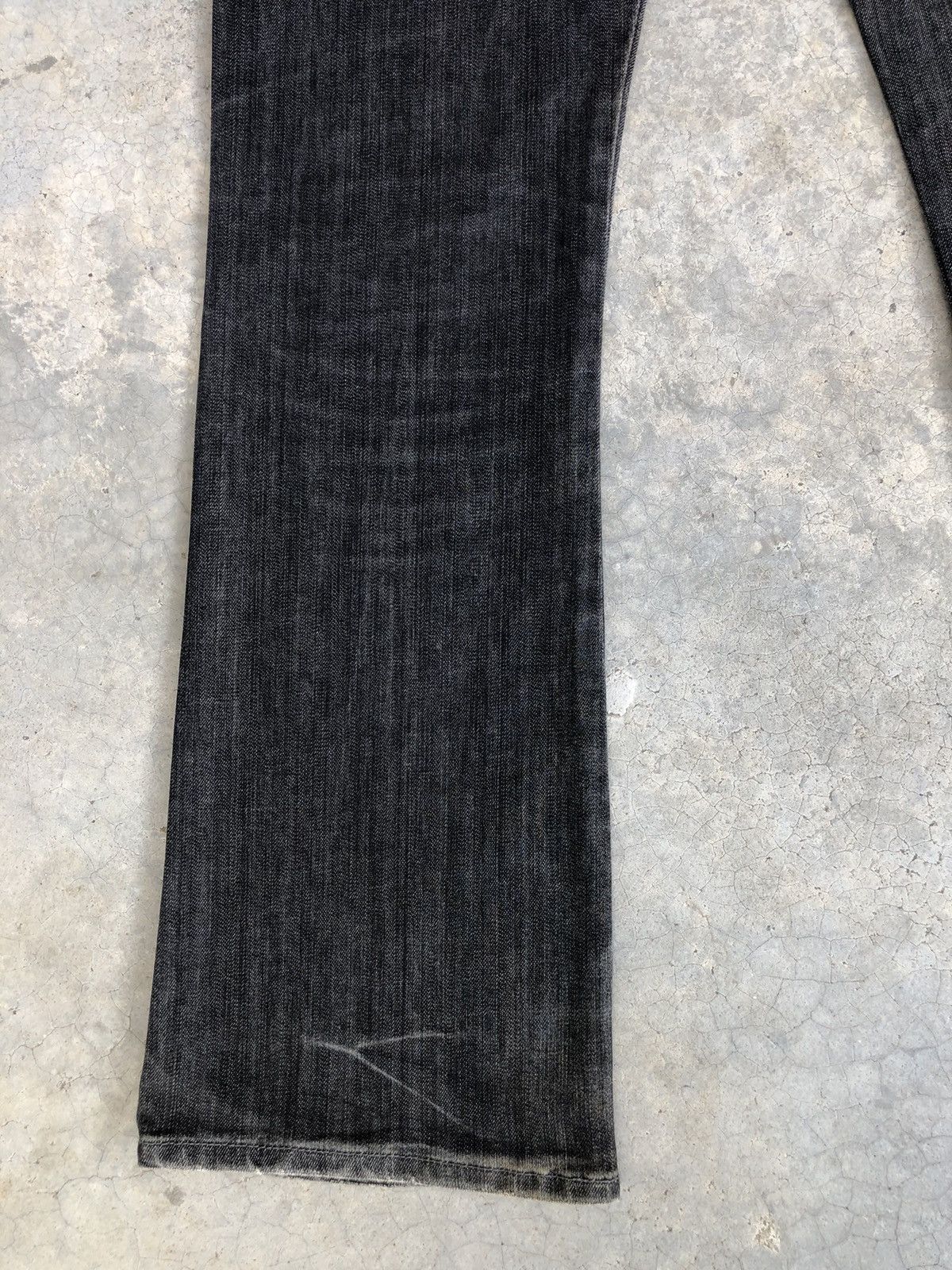 If Six Was Nine Y2k Wrangler Flared Jeans Distressed Jeans Size US 33 - 11 Thumbnail
