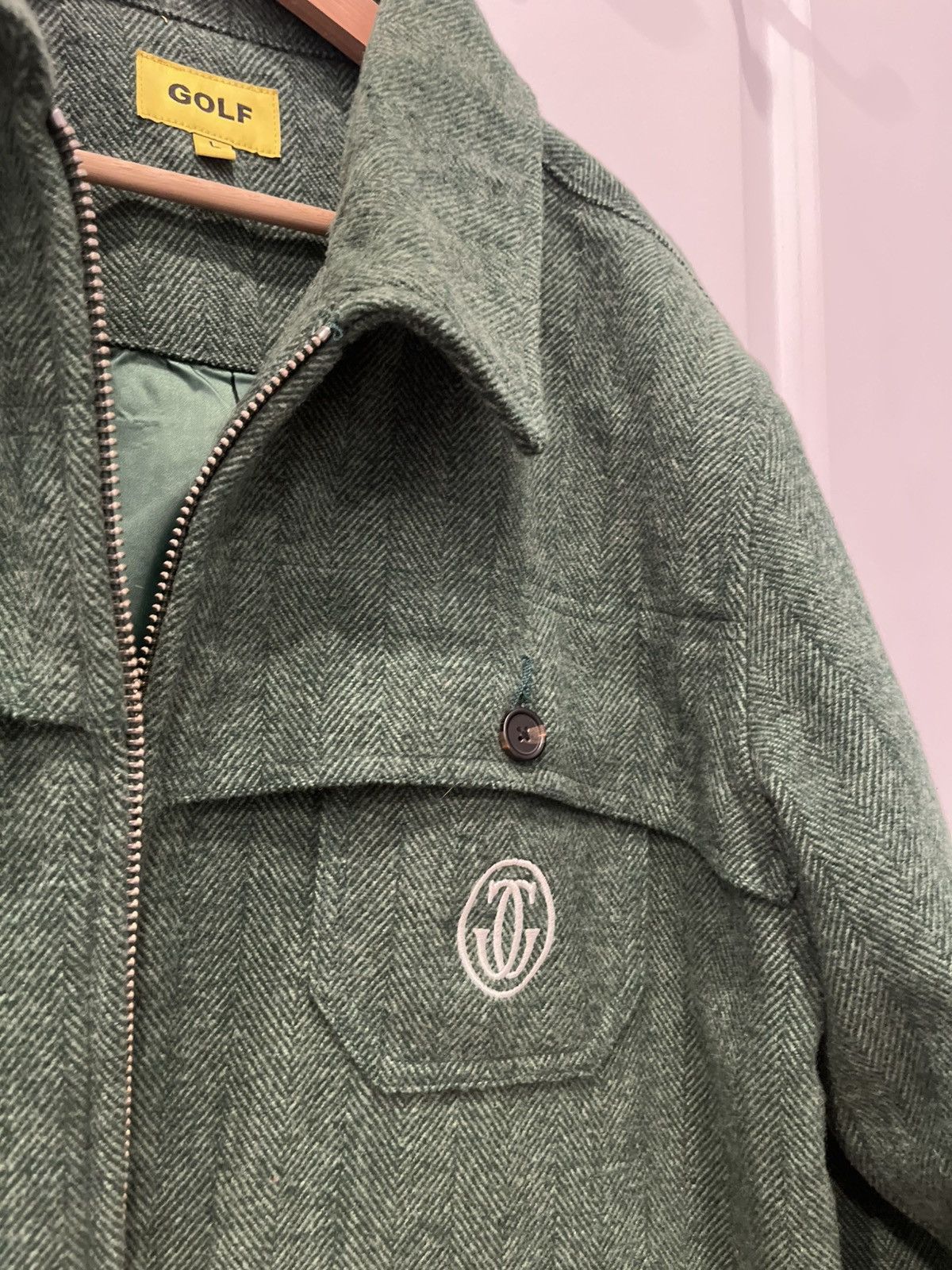 Golf Wang GOLF WANG WOOL HERRINGBONE WORK JACKET Size US L / EU 52-54 / 3 - 6 Thumbnail