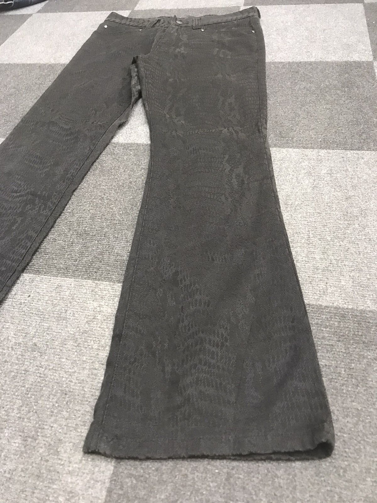Designer × semanticdesign 💥BOOTCUT💥semanticdesign Japan Snakeskin Motive Pant F261 Size US 30 / EU 46 - 2 Thumbnail