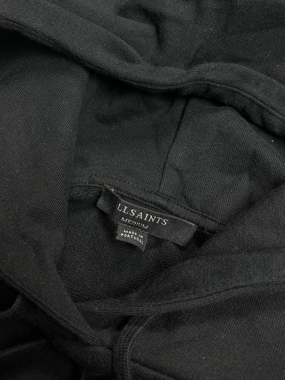 Allsaints × Vintage Vintage Allsaints Spellout Big Logo Boxy Hoodie Y2K M Size US M / EU 48-50 / 2 - 5 Thumbnail
