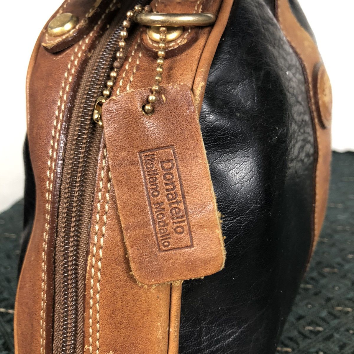 Japanese Brand × Leather × Vintage 📌Vintage Leather Birkins Donatello Italiano Modallo Size ONE SIZE - 16 Thumbnail