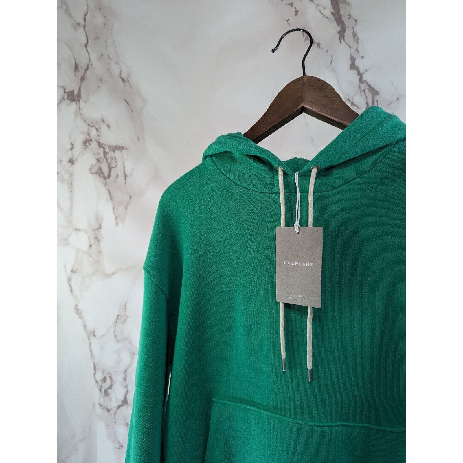Everlane Everlane Sweatshirt Womens XS Green Track Hoodie Pullover Size XS / US 0-2 / IT 36-38 - 2 Thumbnail