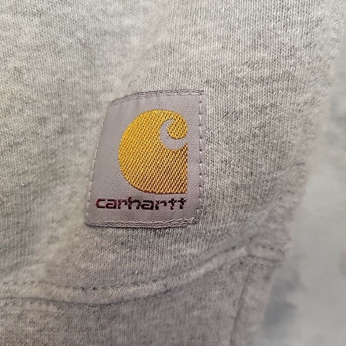 Carhartt VINTAGE Carhartt Sweatshirt Mens L Gray Loose Heavyweight Workwear Fleece Crewneck K124 Size US L / EU 52-54 / 3 - 3 Thumbnail