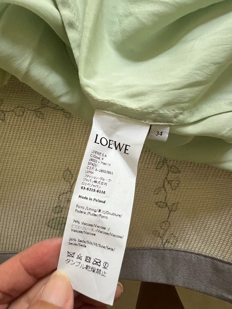 LOEWE Lime green dress