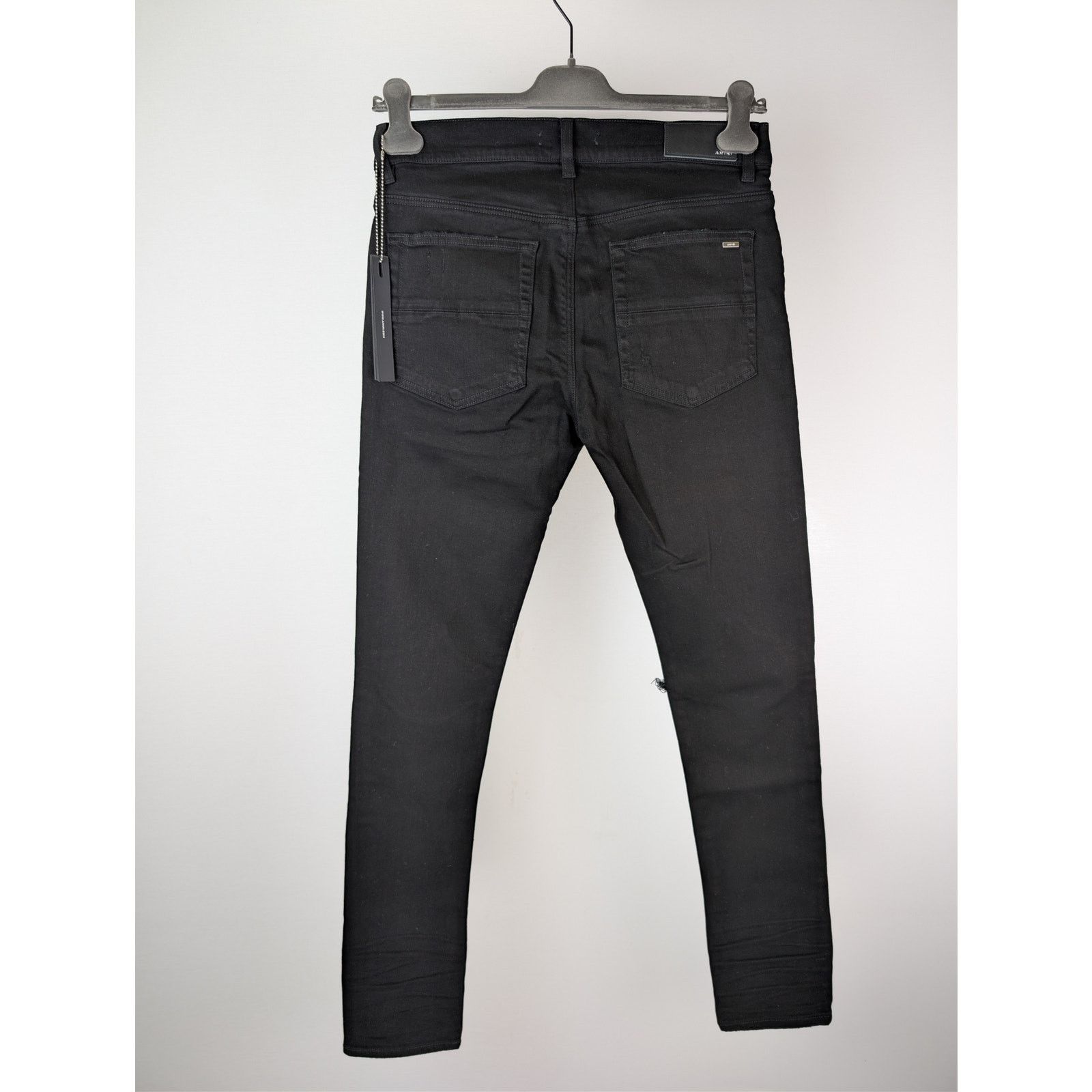 Amiri o1rshd1 Boucle MX1 Denim Jeans in Black Overdyed Size US 34 / EU 50 - 12 Thumbnail