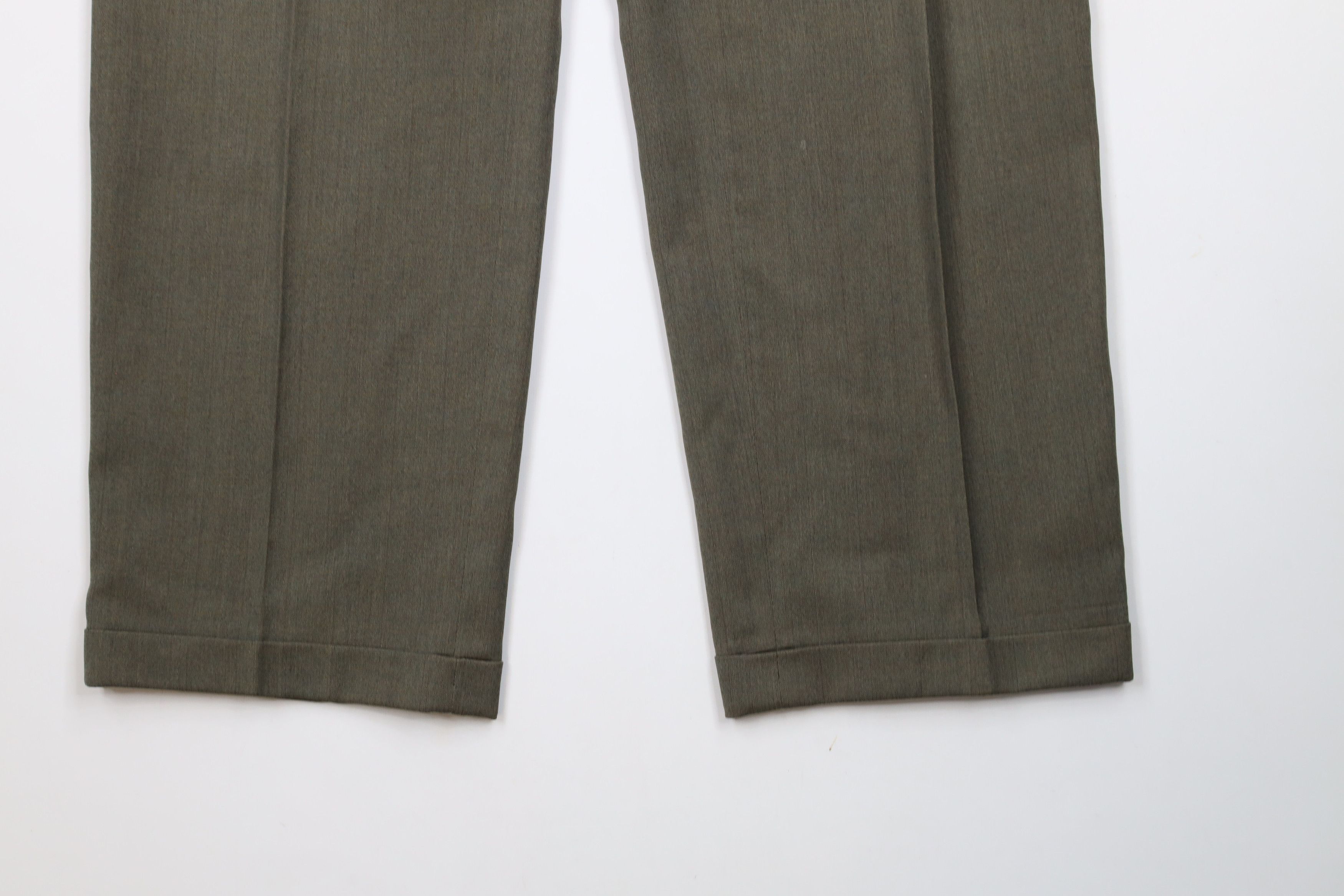 Vintage Vintage 90s Streetwear Pleated Cuffed Wide Leg Chino Pants Size US 32 / EU 48 - 4 Thumbnail