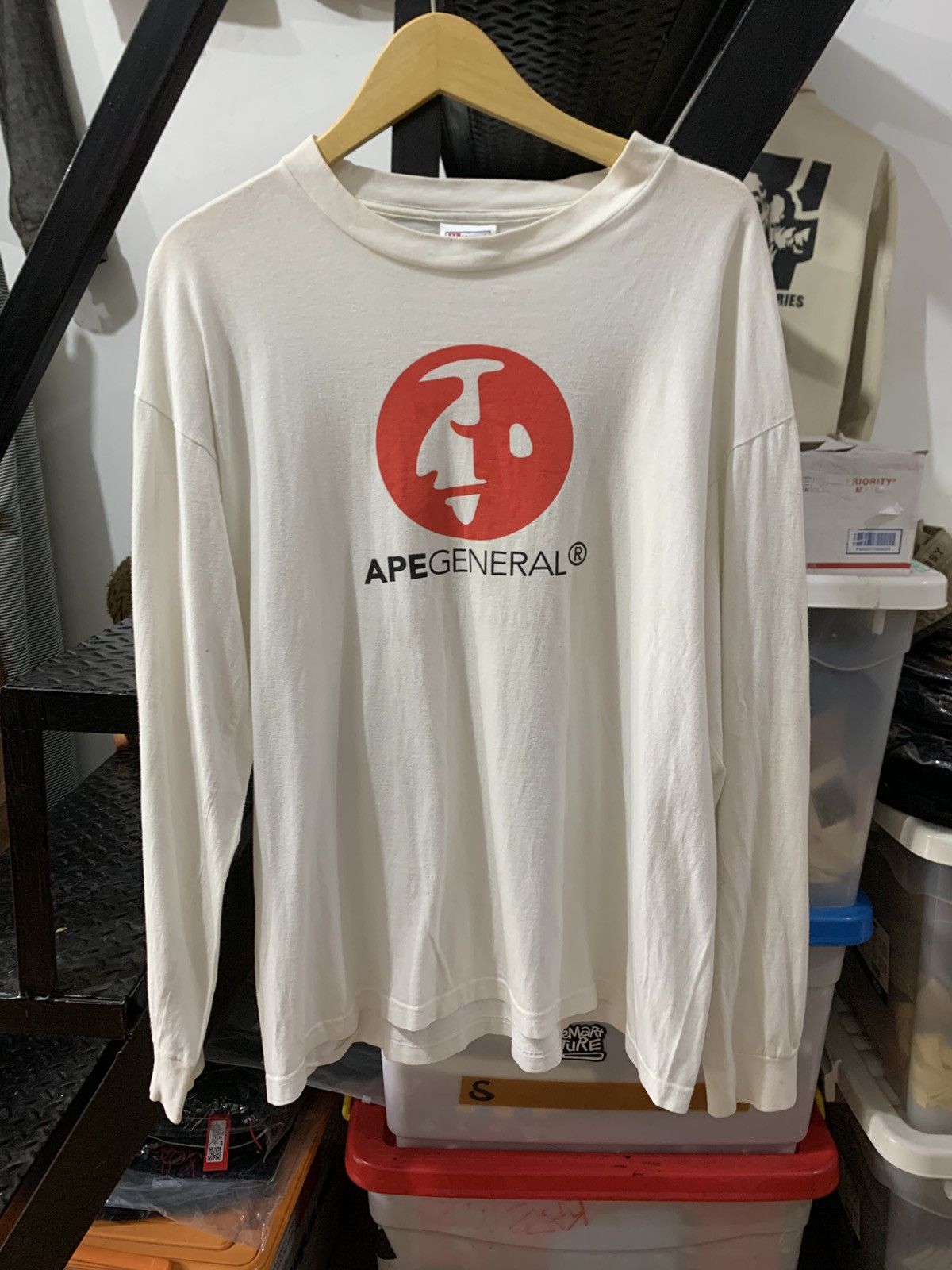 Vintage Ape General Long Sleeve Tee Size US L / EU 52-54 / 3 - 1 Thumbnail