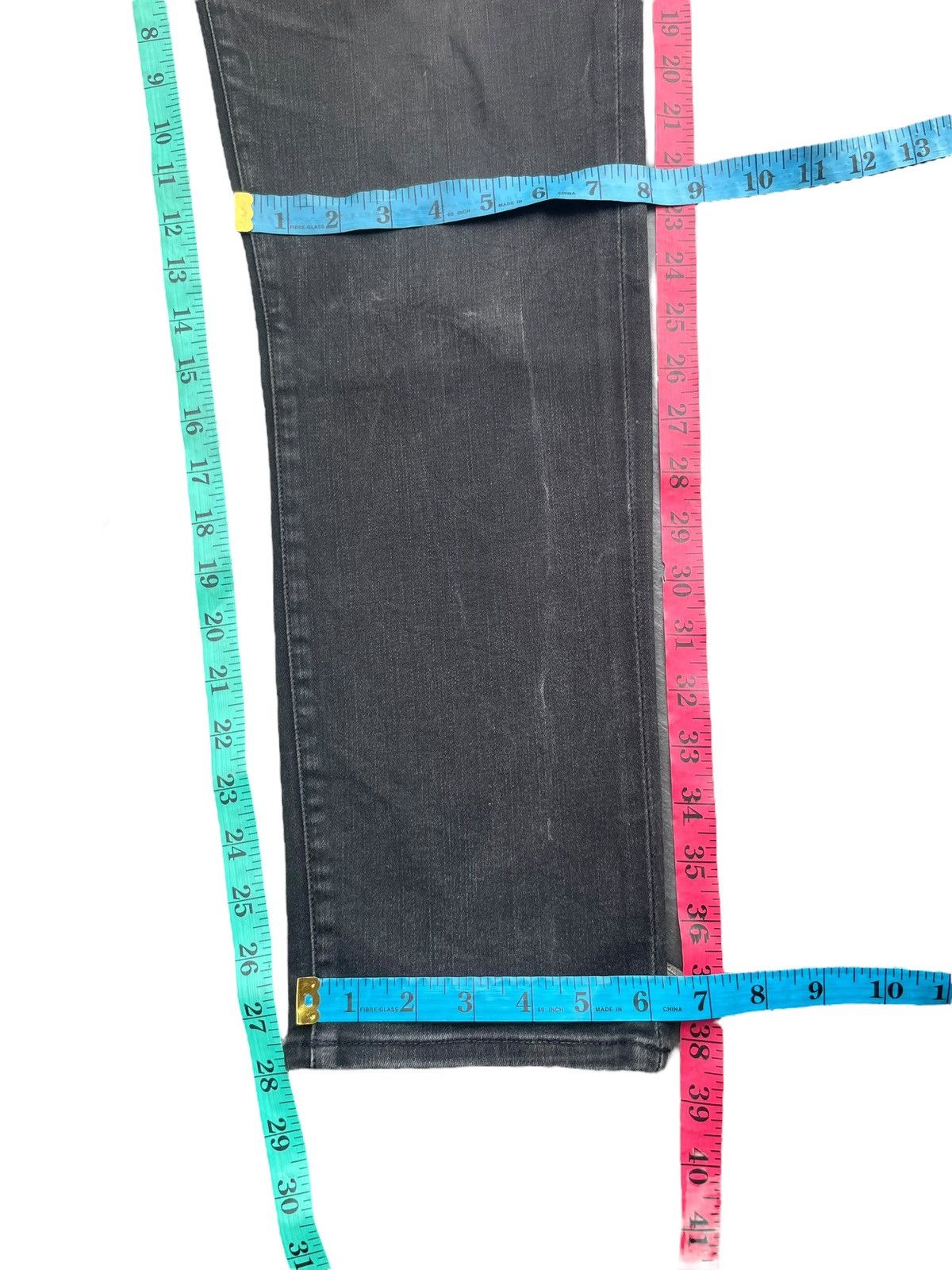 Designer Tramarossa black denim Size US 33 - 9 Thumbnail