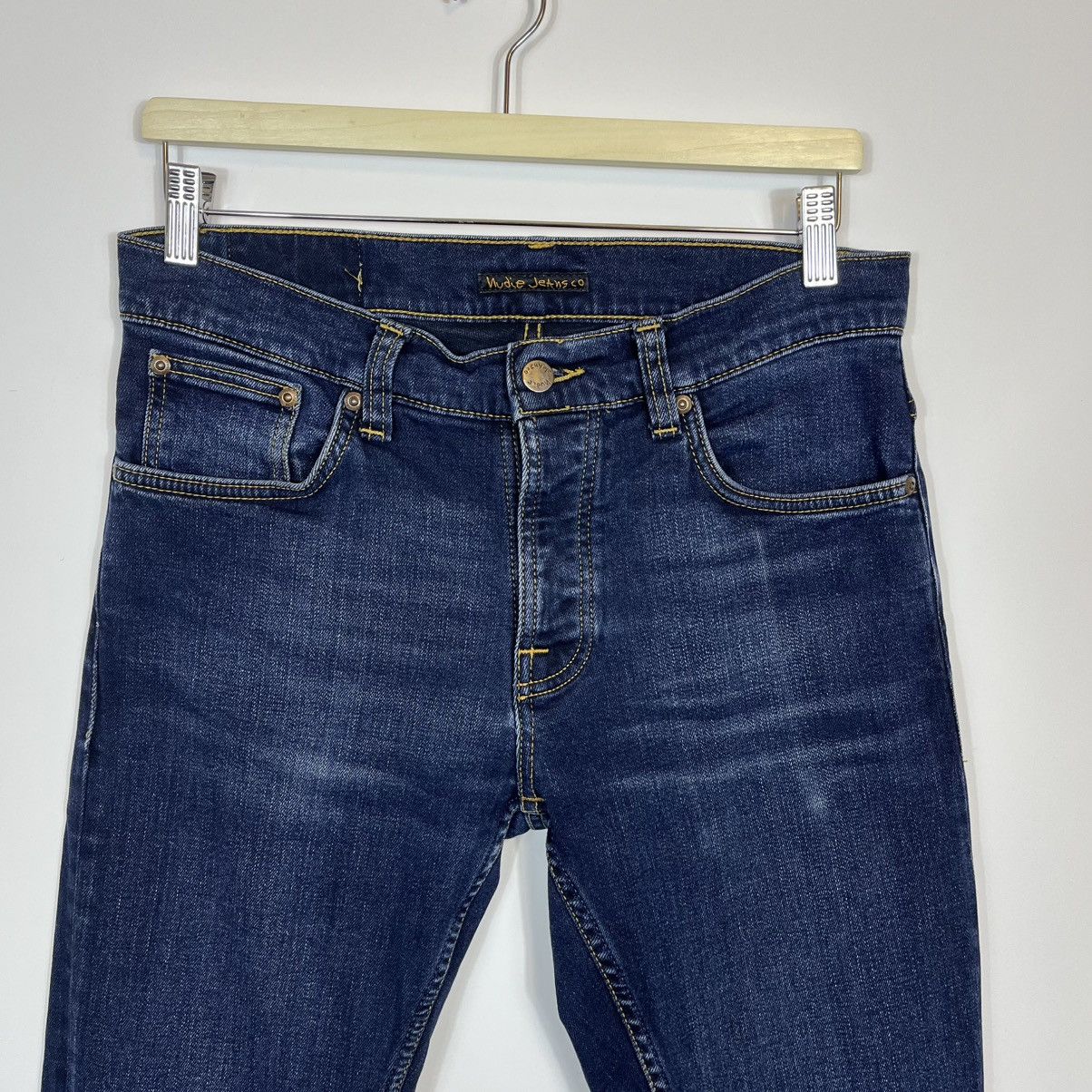 Nudie Jeans Nudie Jeans Co. Grim Tim New Ink Denim Blue Jeans Streetwear Size US 31 - 2 Thumbnail