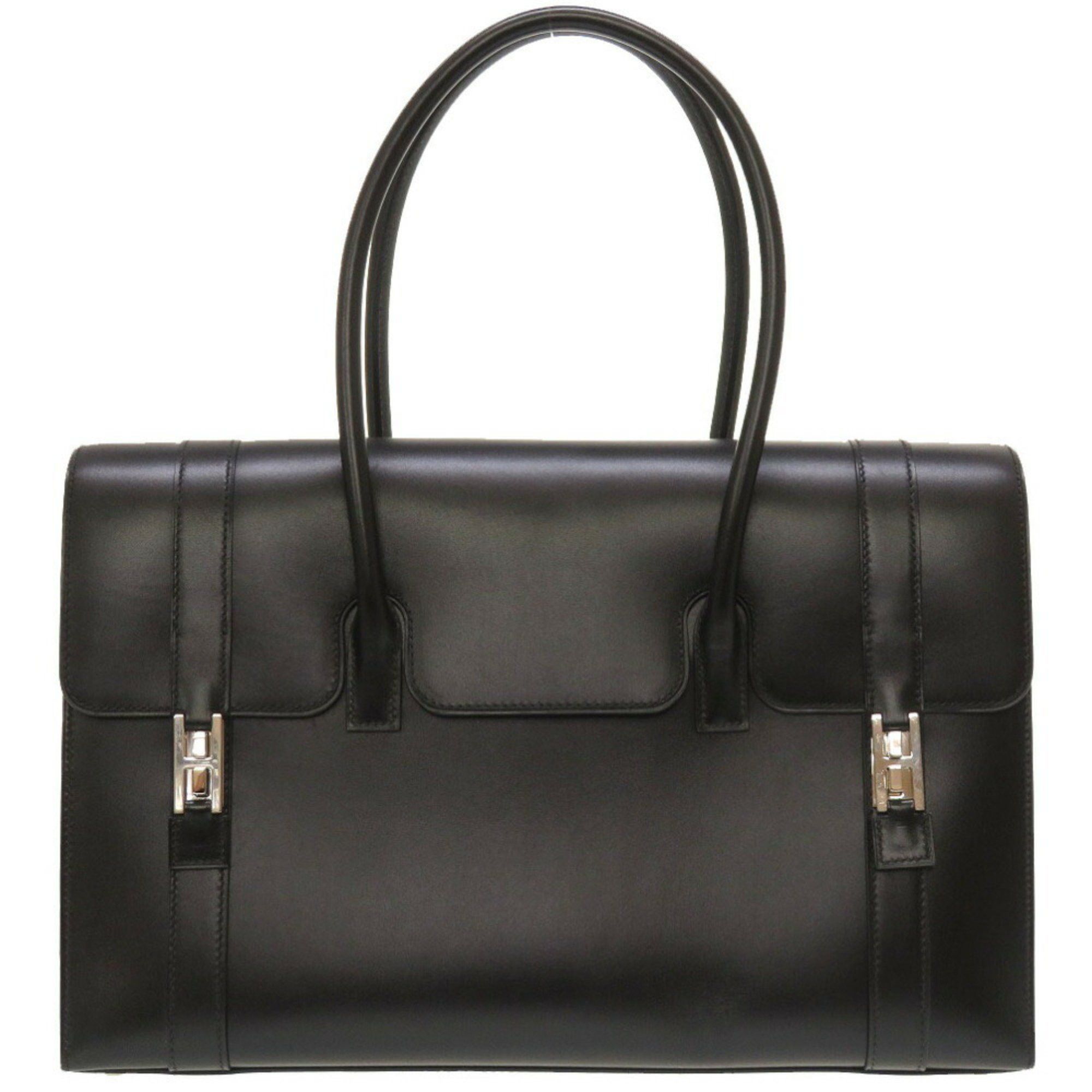 image of Hermes Drag Handbag in Black, Women's