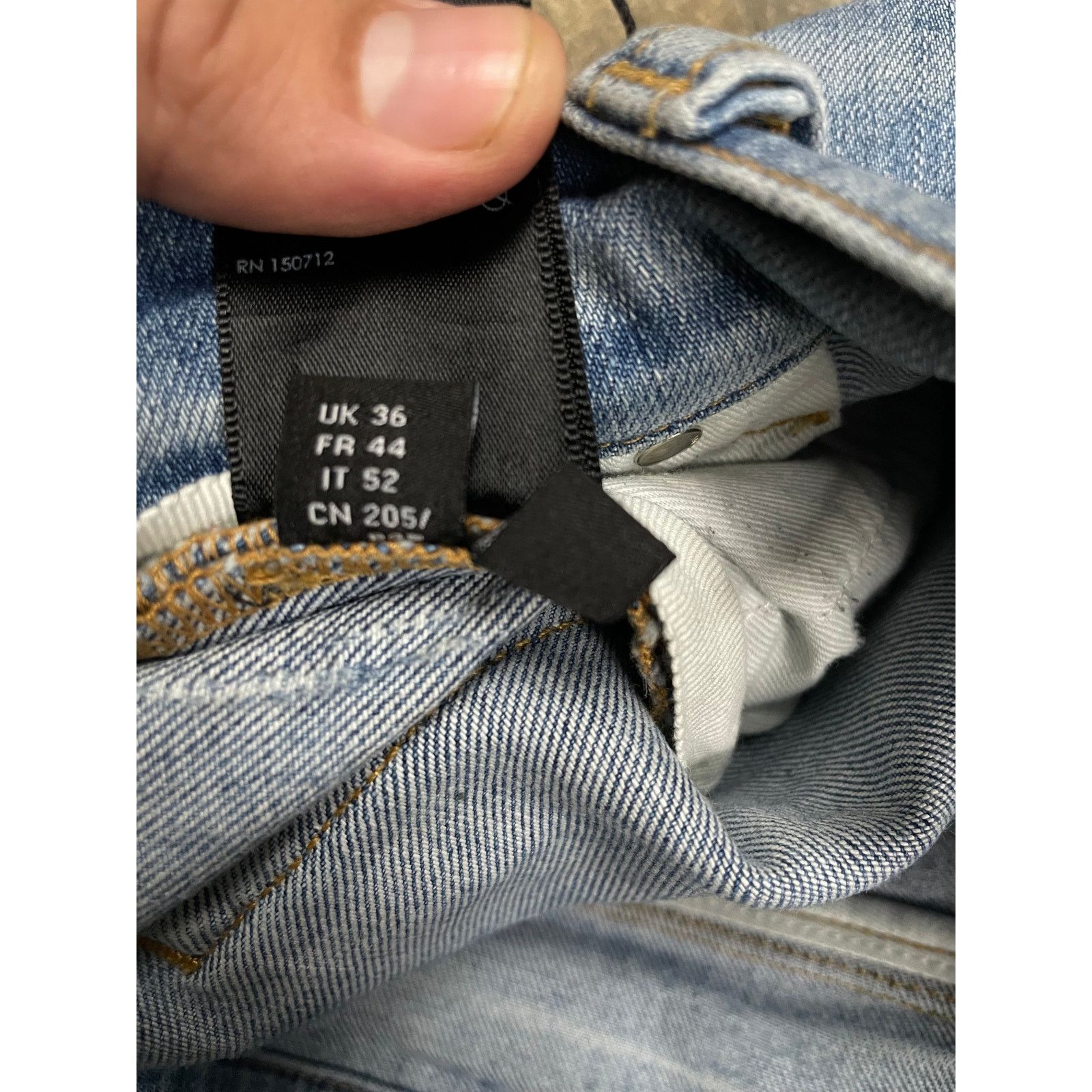 Amiri Amiri MX1 Light Wash Cheetah Patch 36 Used Size US 36 / EU 52 - 8 Thumbnail