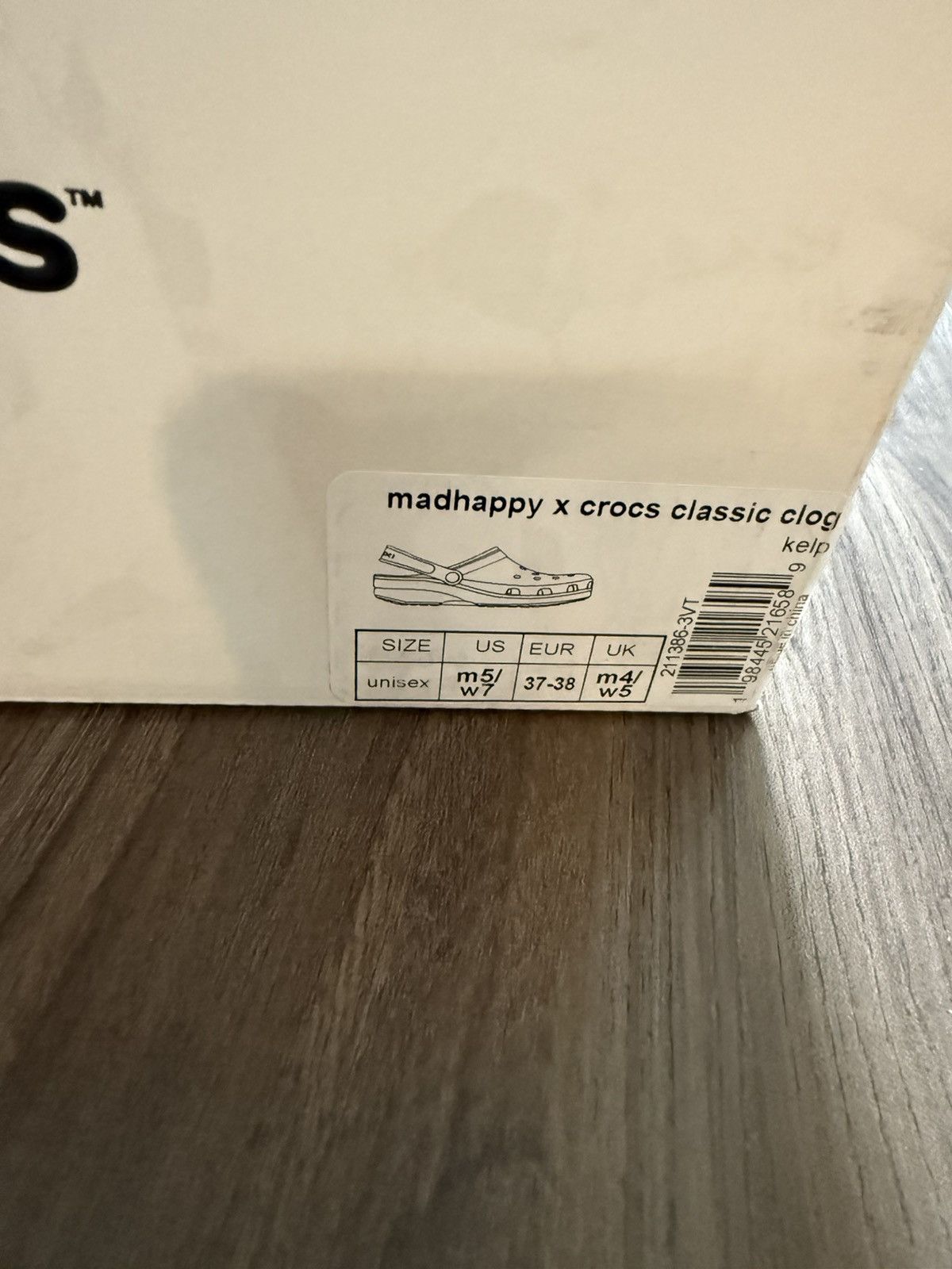 Crocs Madhappy x Crocs Classic Clog “Kelp” Size M5 / W7 Size US 7 / IT 37 - 2 Thumbnail