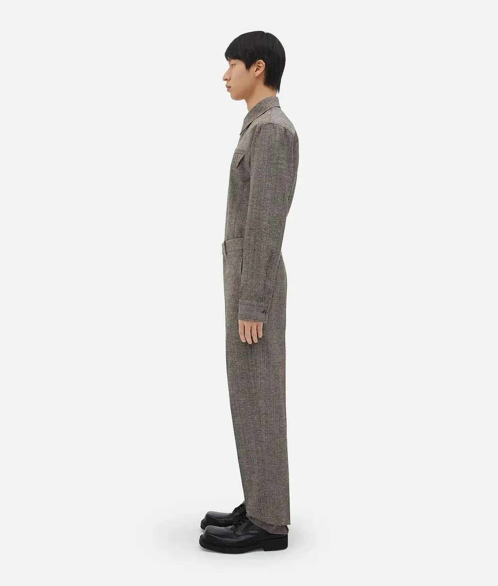 Bottega Veneta o1lf3ng11025 Viscose and Silk Straight Leg Pants in Gray Size US 36 / EU 52 - 3 Thumbnail
