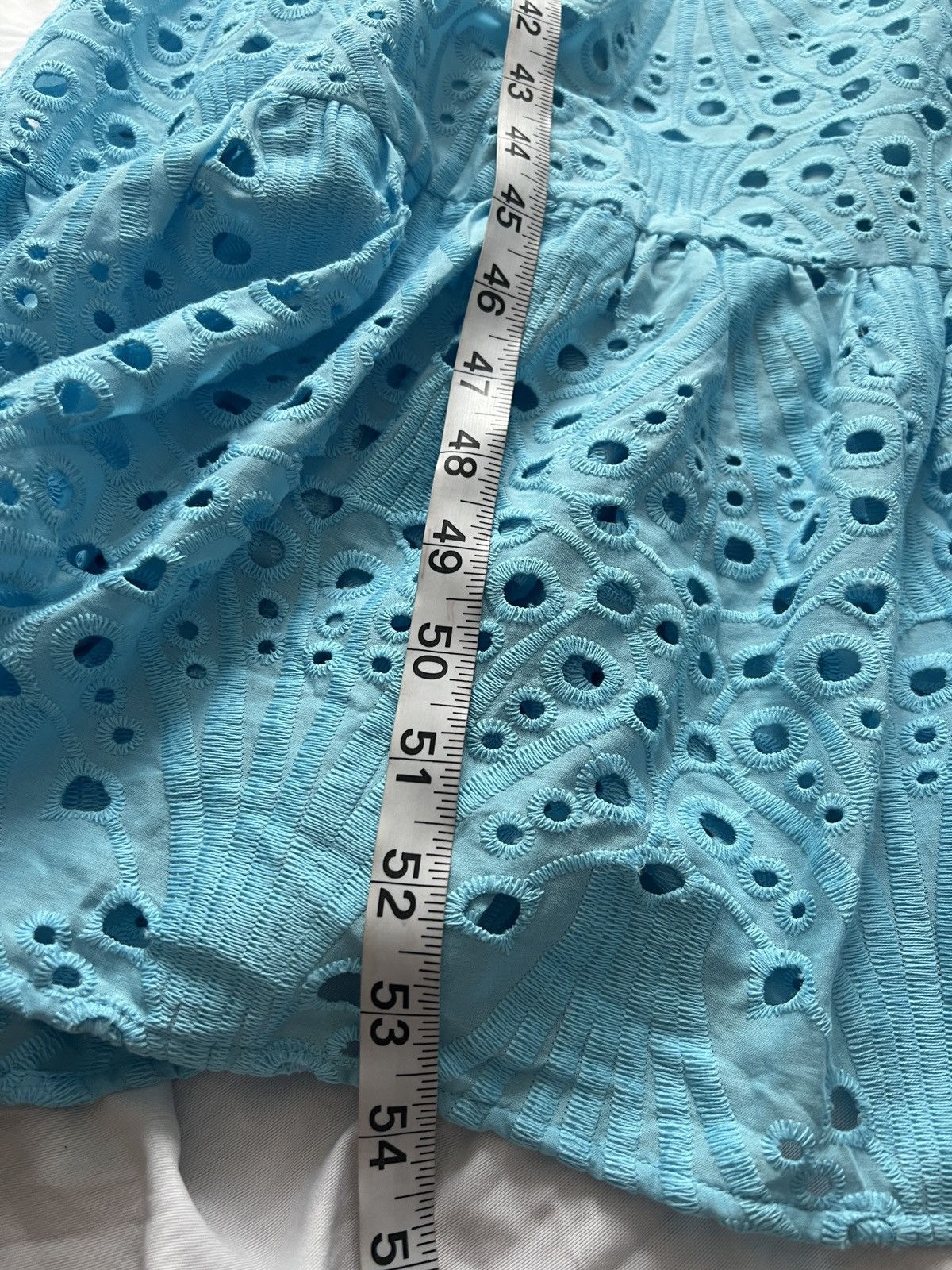 Boston Proper Boston Proper Eyelet Surplice Ankle Length Dress size 8 Size M / US 6-8 / IT 42-44 - 9 Thumbnail