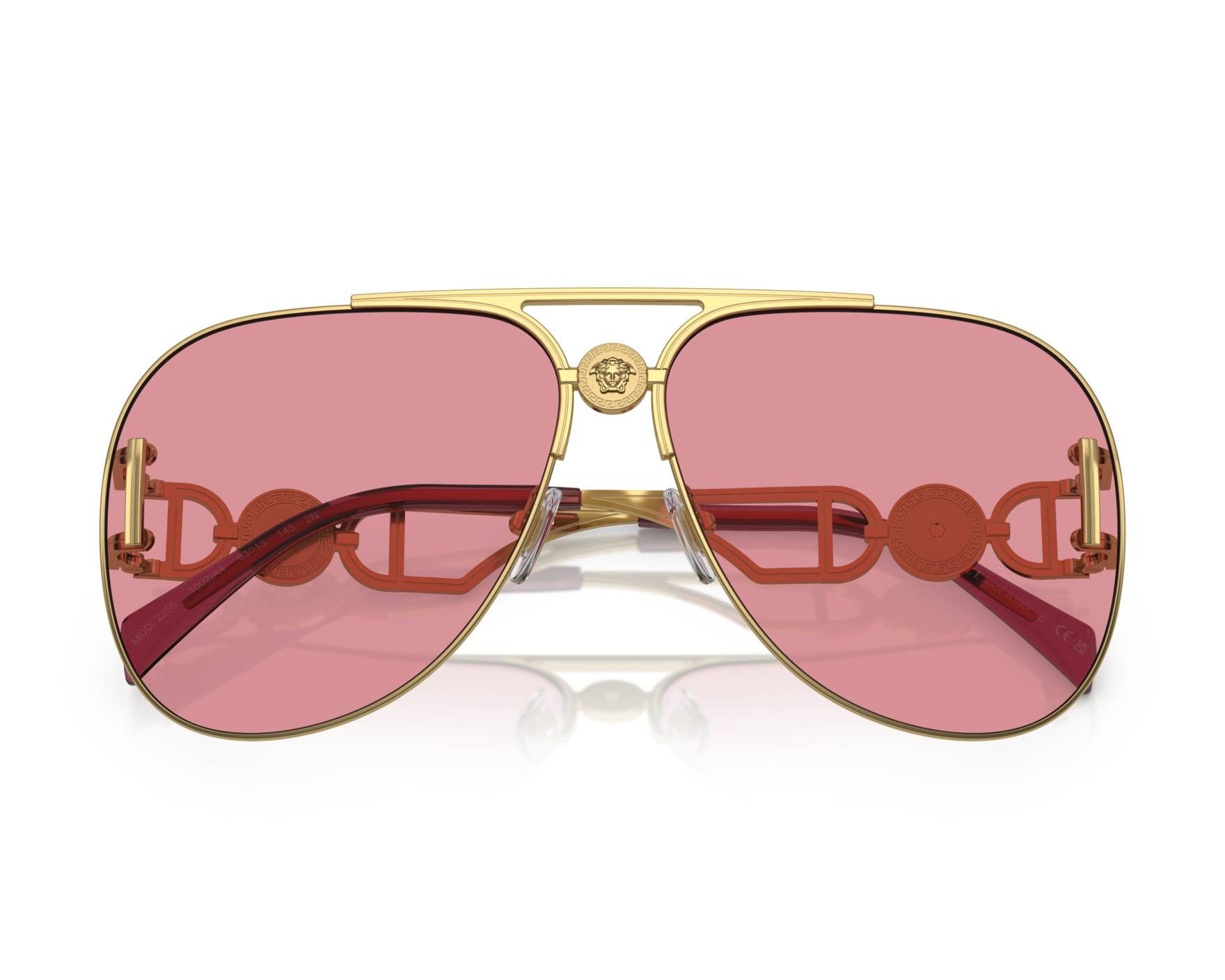 Versace NEW Versace VE2255-1002A4 Gold Size ONE SIZE - 2 Thumbnail