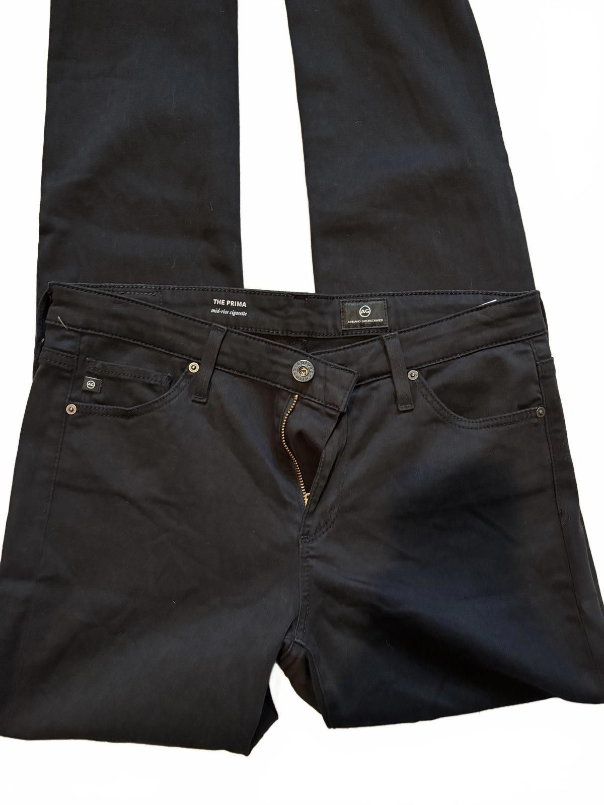 AG Adriano Goldschmied NWOT AG Adriano Goldschmied The Prima Black 27R Mid Rise Size 27" / US 4 / IT 40 - 4 Thumbnail