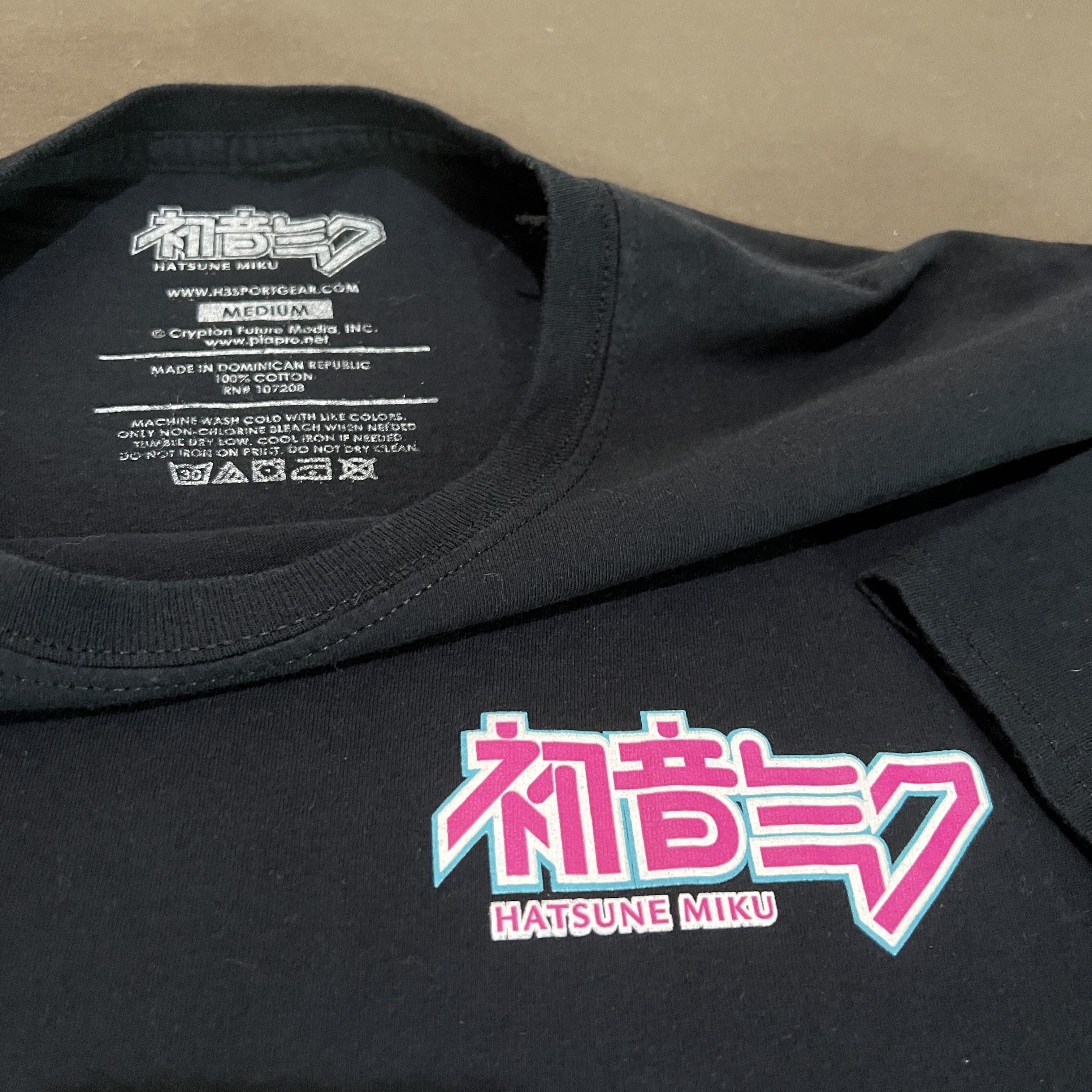 Anime Anime Hatsune Miku Project DIVA Vocaloid Software Promo Tee Size US M / EU 48-50 / 2 - 3 Thumbnail