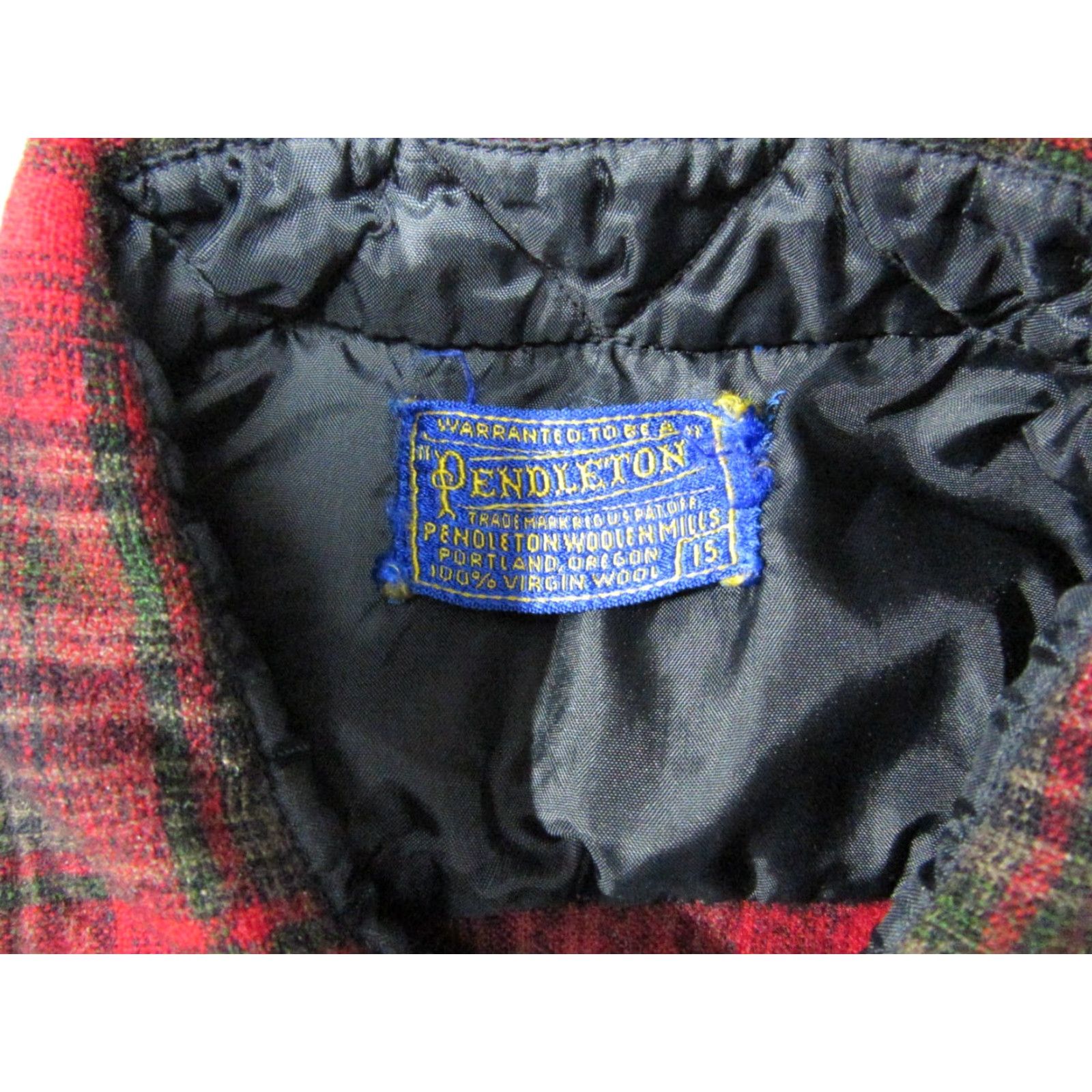 Pendleton Vintage Pendleton Shirt Mens Medium Red Plaid Virgin Wool Flannel Pockets Button Up Size US M / EU 48-50 / 2 - 2 Thumbnail