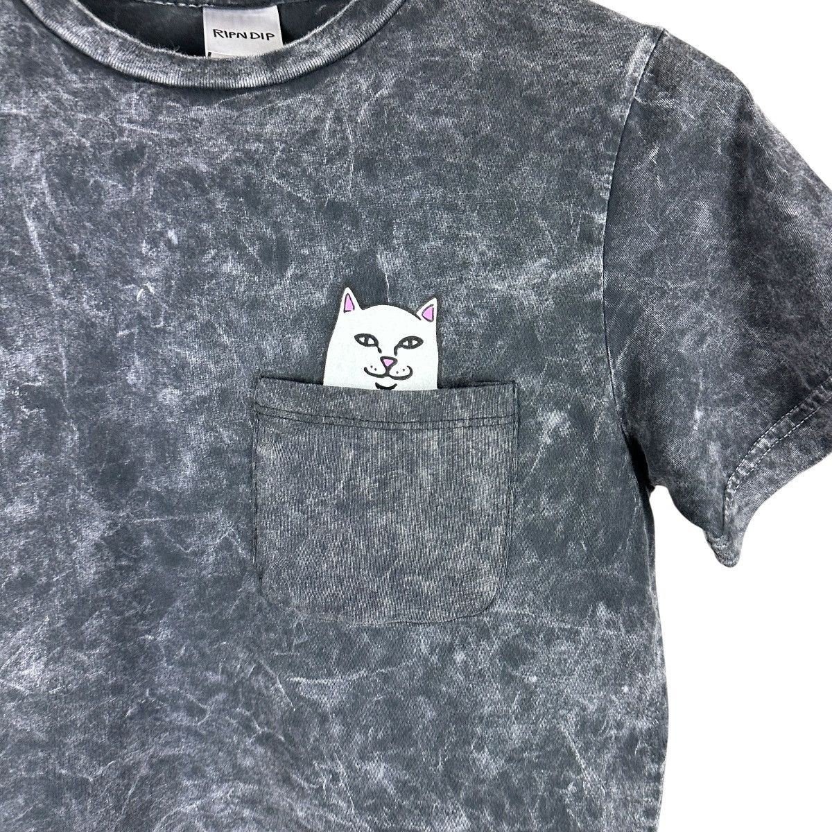 RIPNDIP Mens Y2K RipNDip Acid Wash Front Pocket Shirt Size US S / EU 44-46 / 1 - 2 Thumbnail