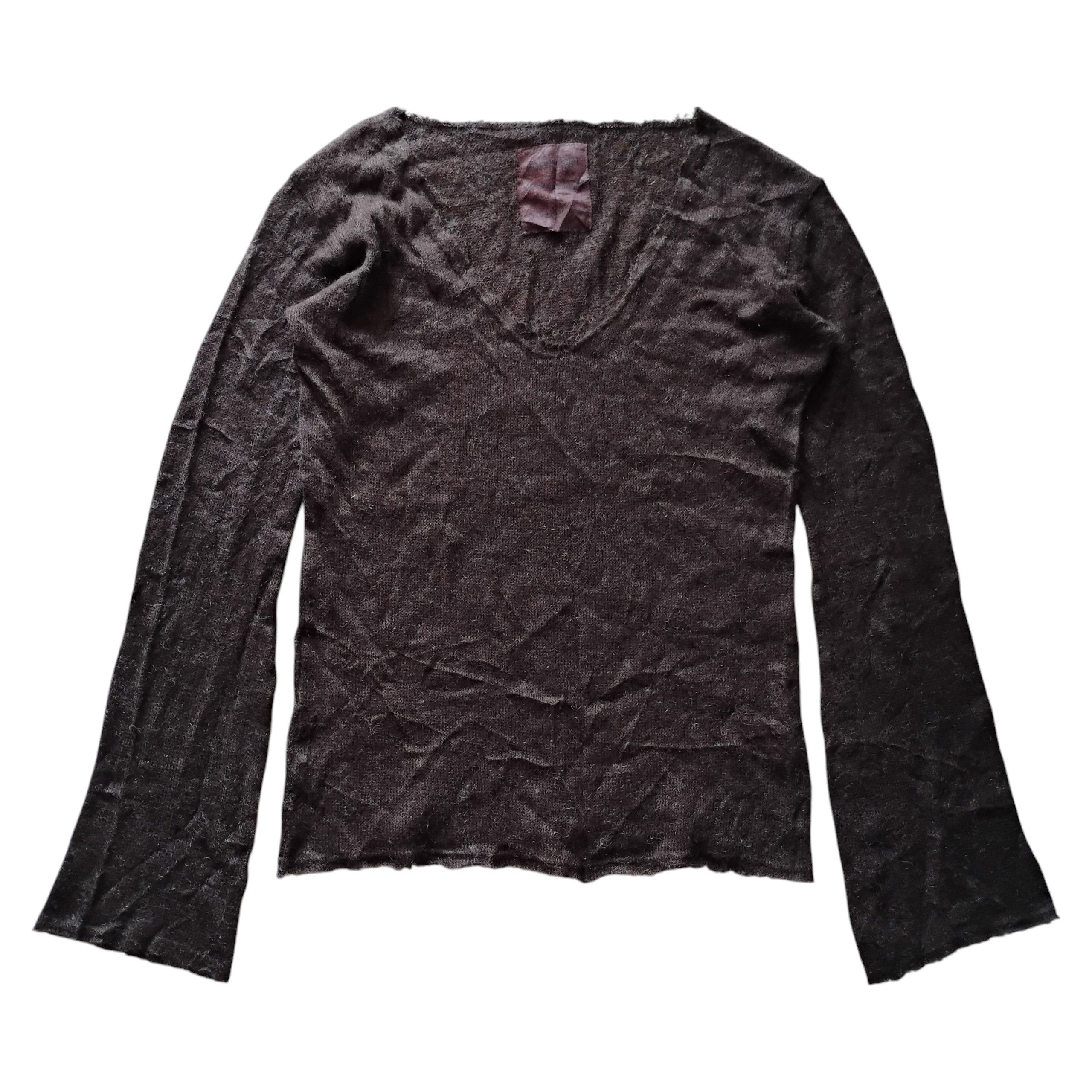 トップス archive goa damaged knit GOA GOA Distressed Japanese Archive Open Knit Sweater | Grailed