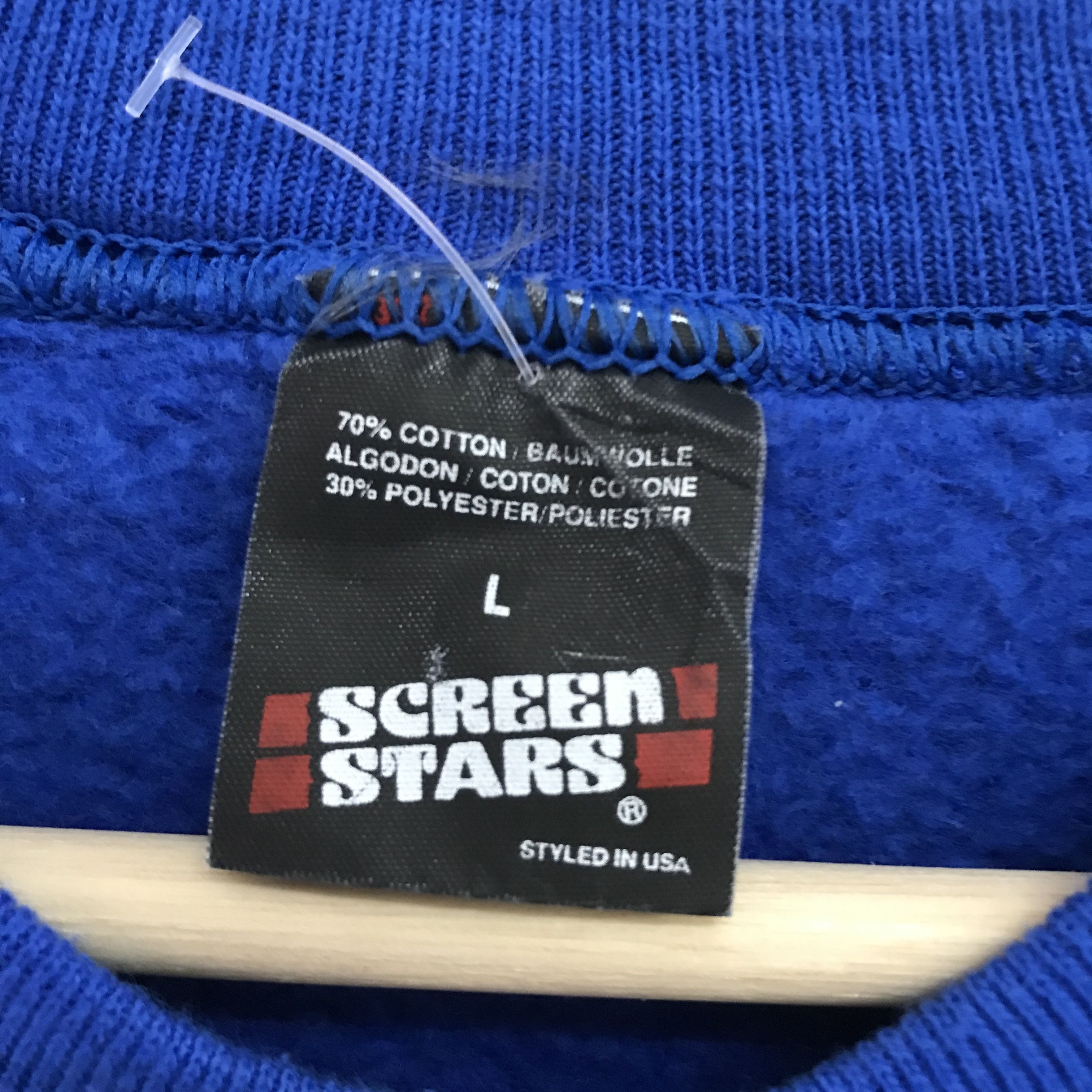 Vintage Vintage 1990s Rainforest Blue Sweatshirt - 510 Size US L / EU 52-54 / 3 - 7 Thumbnail