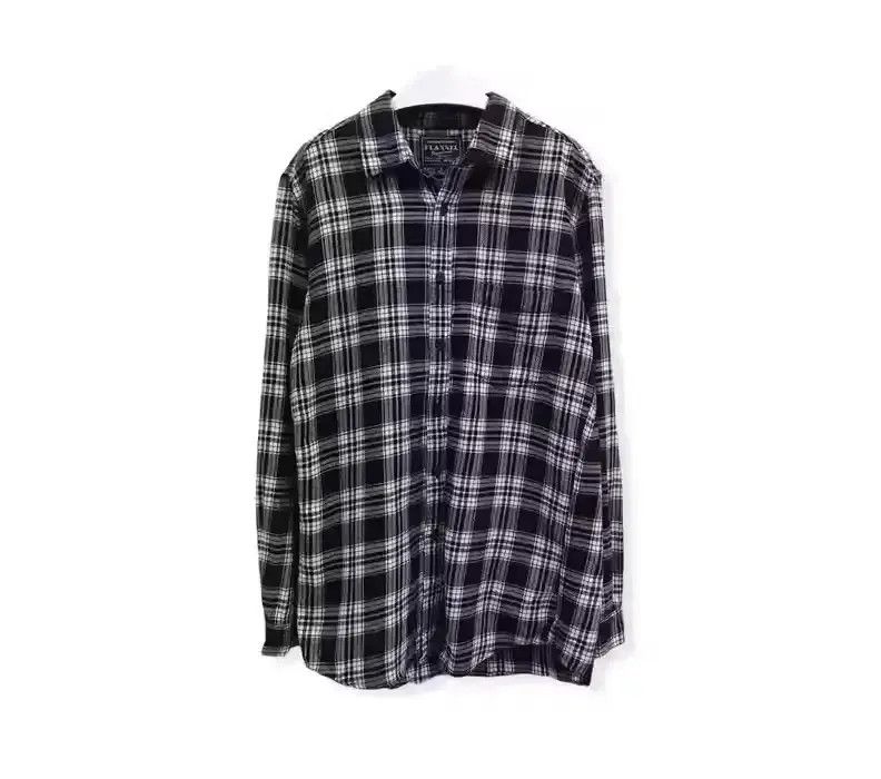 Flannel Japanese Brand Uniqlo Plaid Tartan Flannel Shirt Size US L / EU 52-54 / 3 - 1 Thumbnail