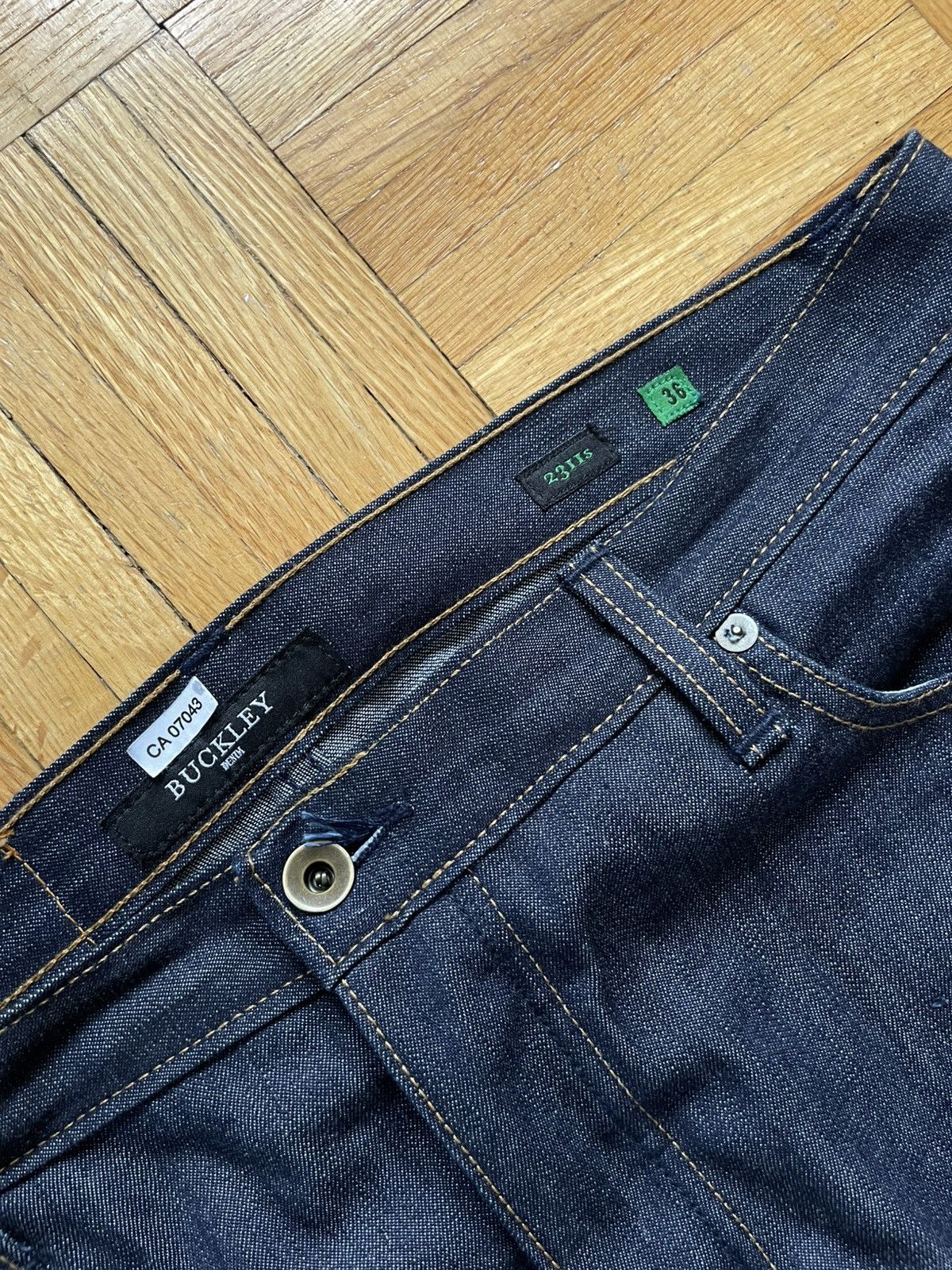 Vintage Buckley Greenline Selvedge Loose Fit Denim Size US 36 / EU 52 - 7 Thumbnail
