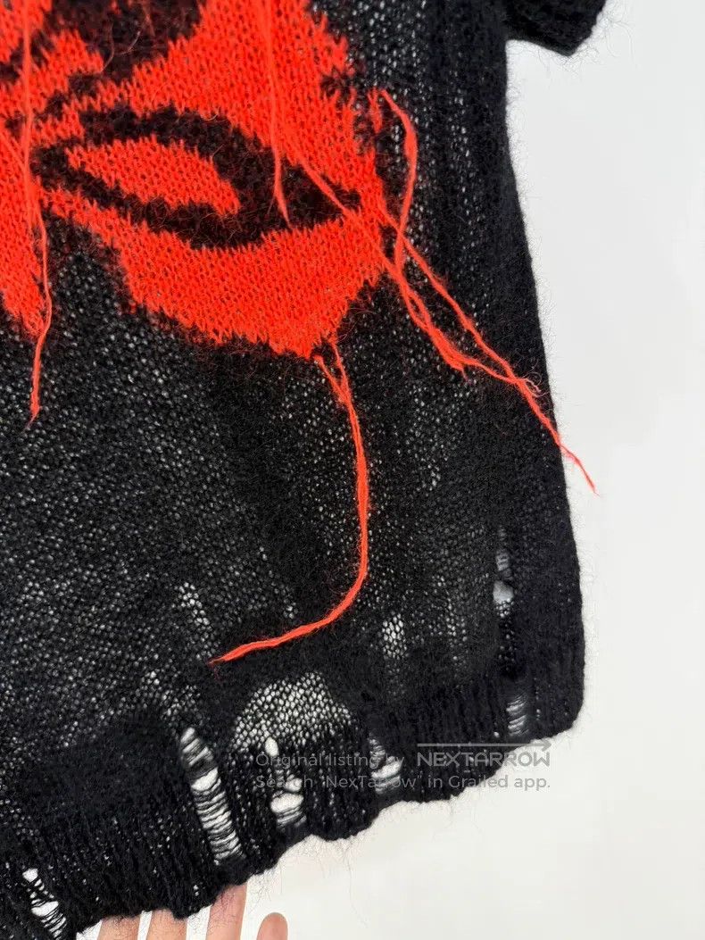 Acne Studios Acne Studios Butterfly Embroidery Mohair Blended Knit Shor Size XXS / US 00 / IT 34 - 4 Thumbnail