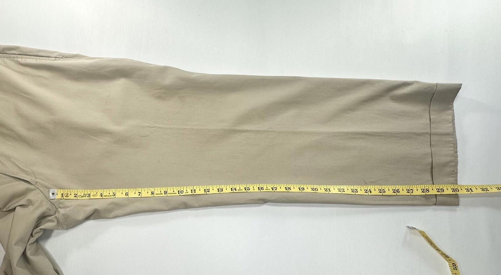 The Unbranded Brand Unbranded Flat Front Straight Leg Chinos Brown Mens 36/30 Size US 36 / EU 52 - 5 Thumbnail