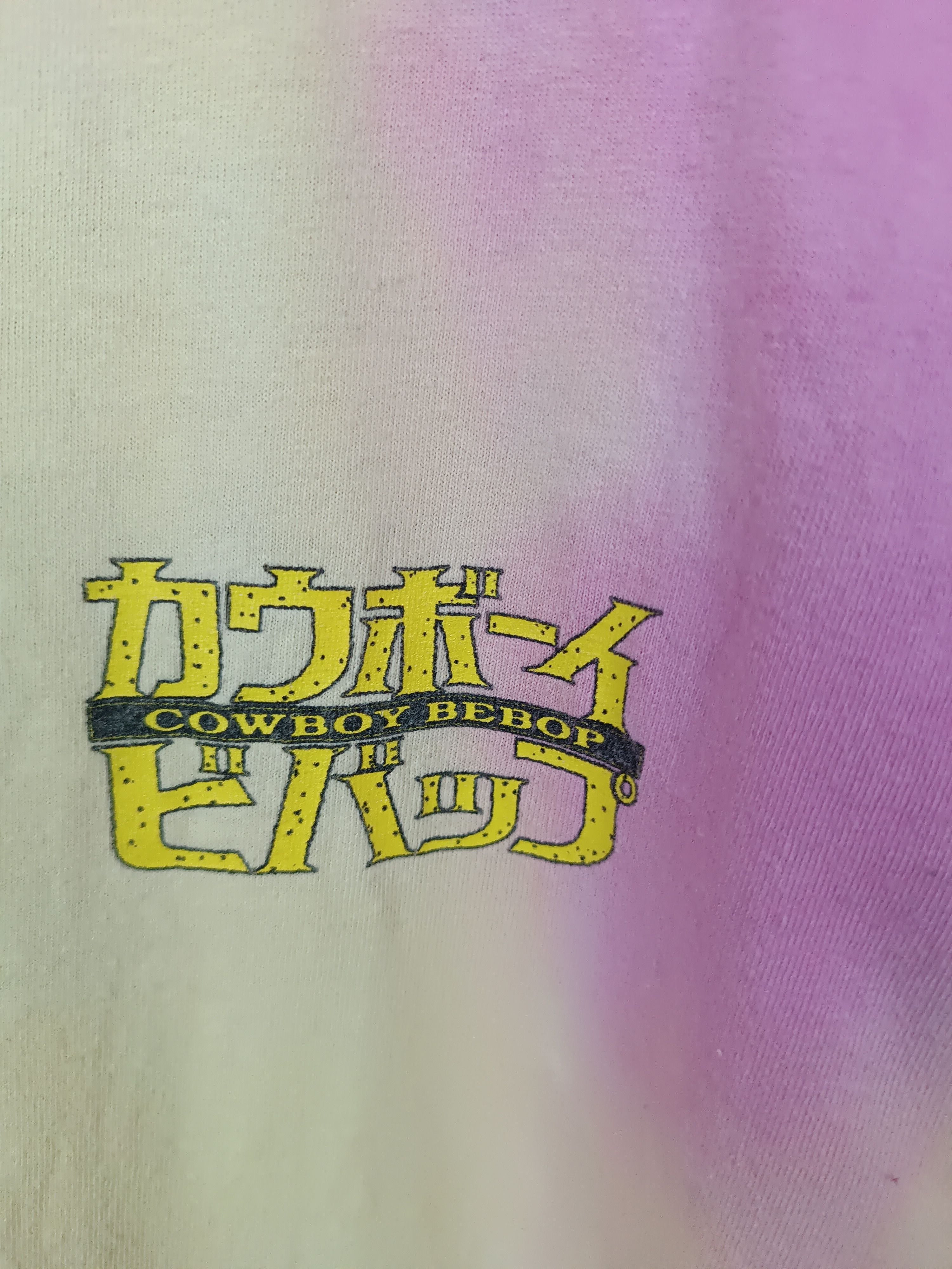 Anime VINTAGE COWBOY BEBOP TIE DYE ANIME TEE akira ghost in shell Size US M / EU 48-50 / 2 - 16 Thumbnail