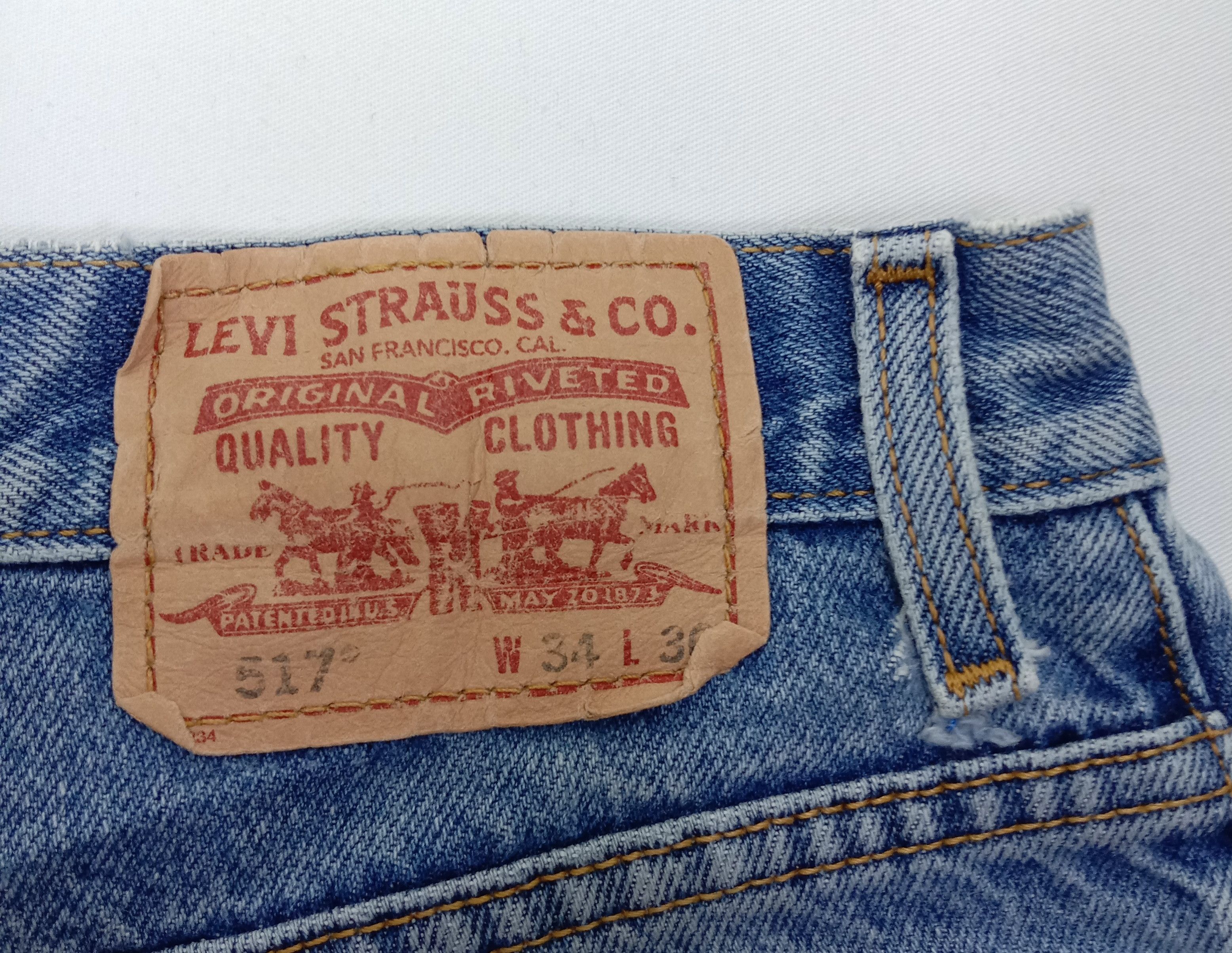 Levi's Vintage Levi's 517 Flare Jeans Stone Wash Distressed Denim Size US 34 / EU 50 - 14 Thumbnail