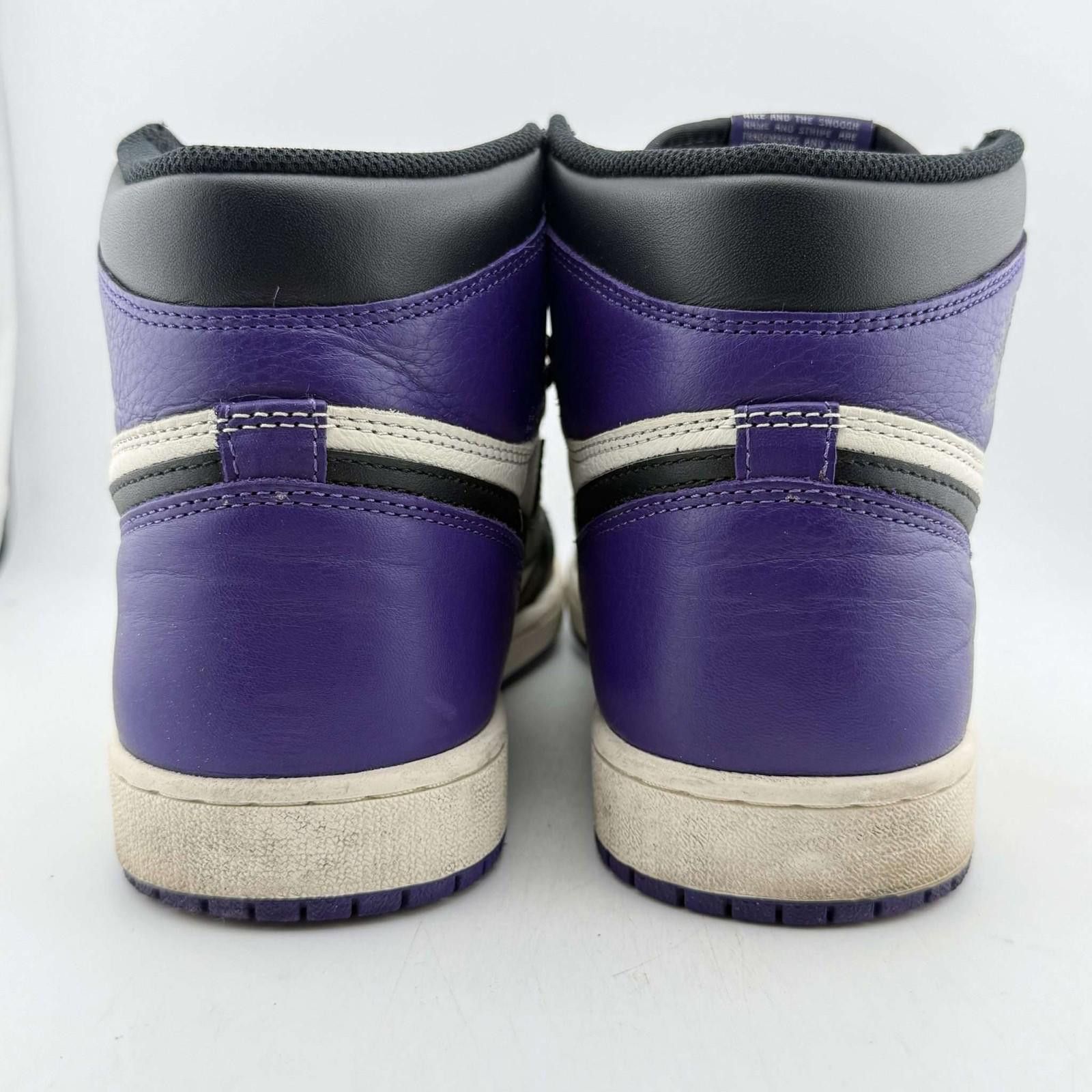 Nike Air Jordan 1 Retro Court Purple 11 Used with Box 555088-501 Size US 11 / EU 44 - 5 Thumbnail