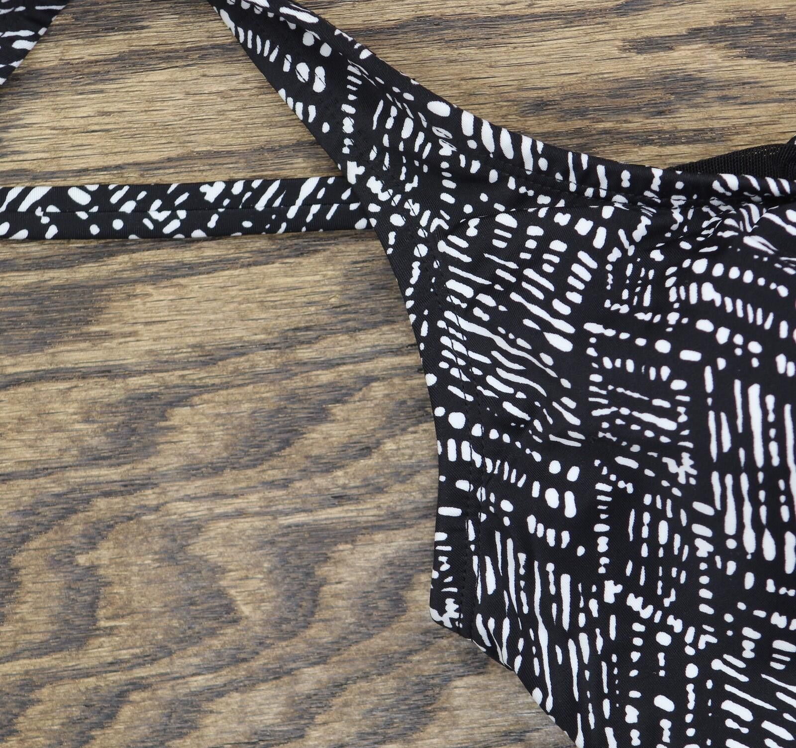 Other Nwt Swim Solutions One Swimdress Swimsuit Black / White 12 Size ONE SIZE - 7 Thumbnail