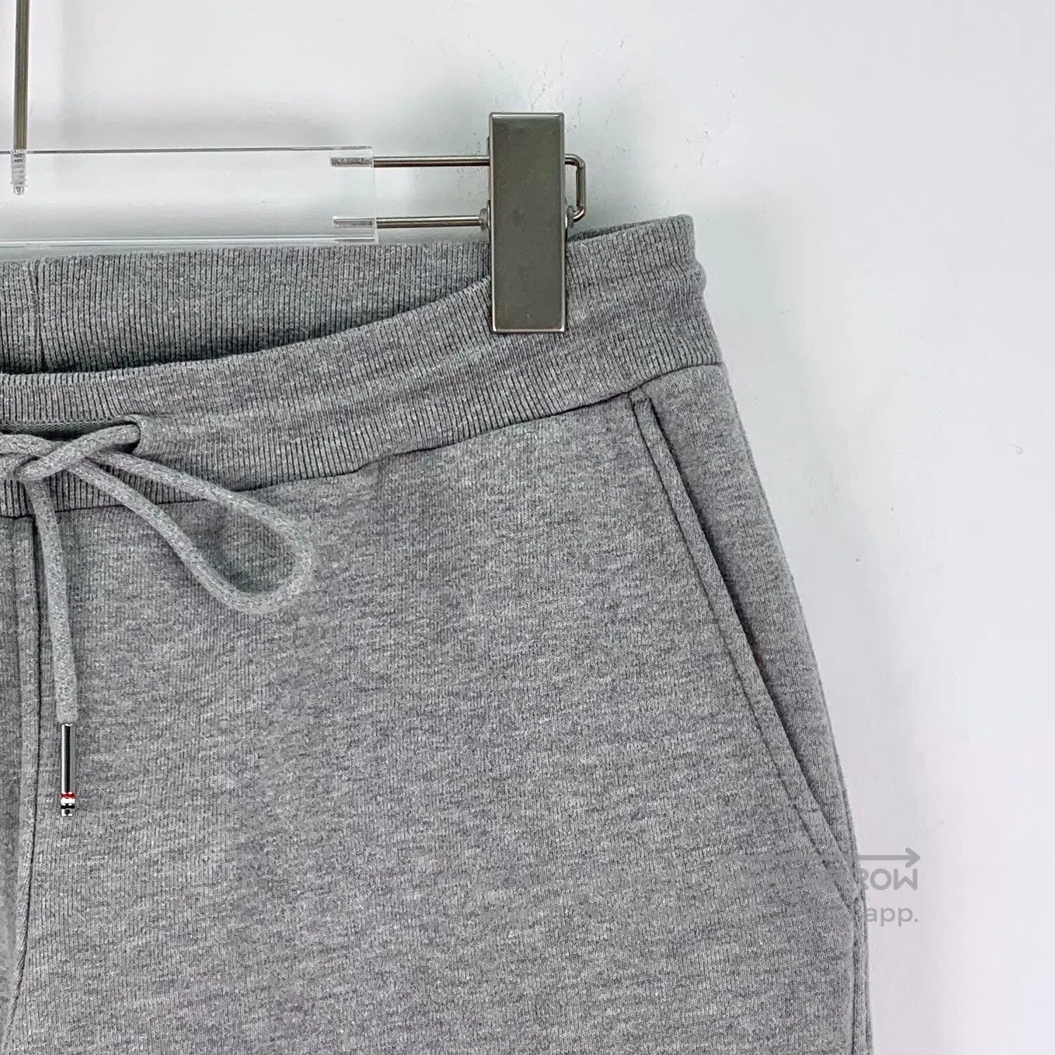 Thom Browne Thom Browne size M Gray Classic Four Stripe Cotton Drawstr Size US 38 / EU 54 - 3 Thumbnail