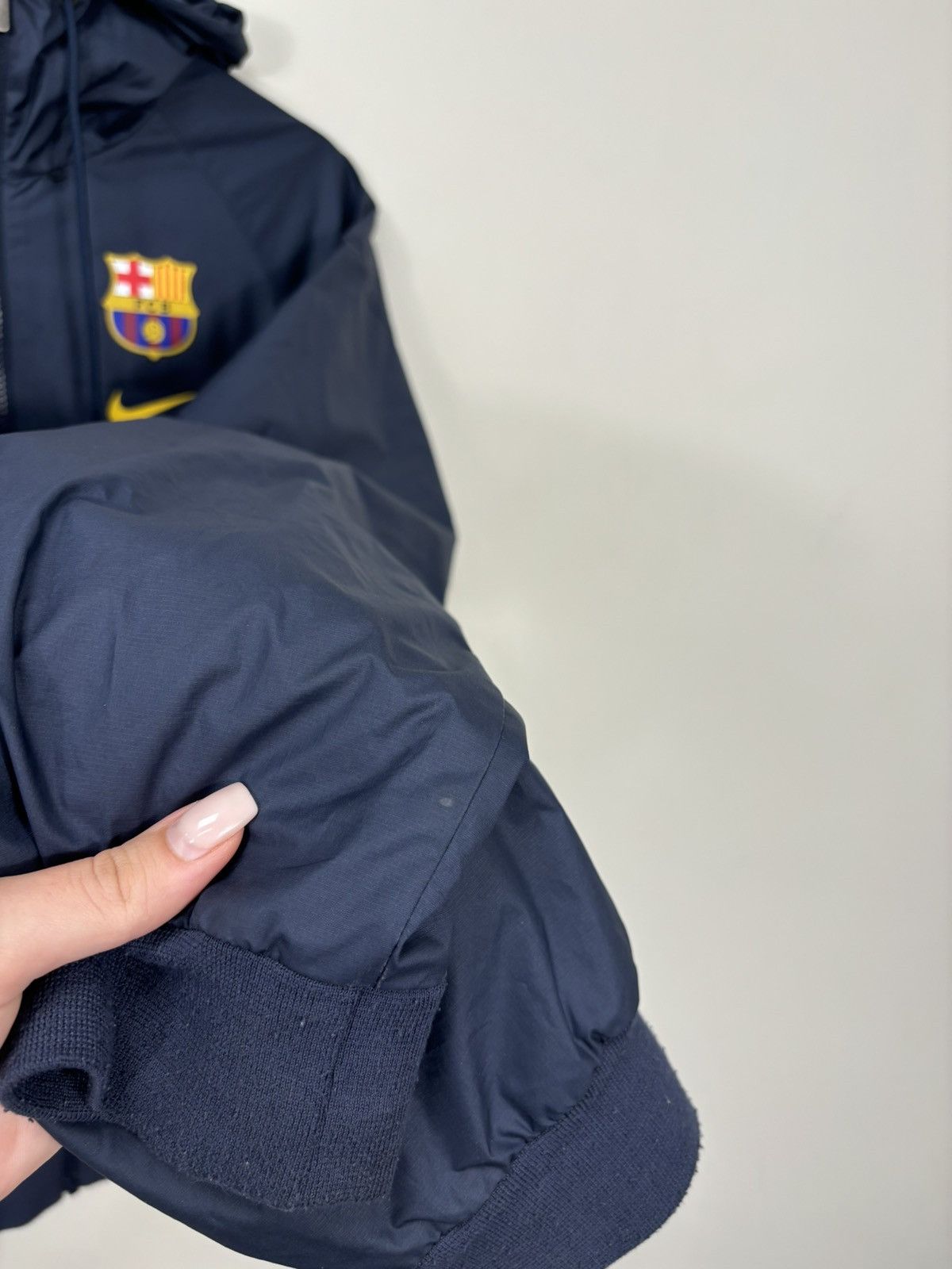 Nike Nike Barcelona Men’s Full Zip Chess Training Soccer Jacket Size US S / EU 44-46 / 1 - 11 Thumbnail
