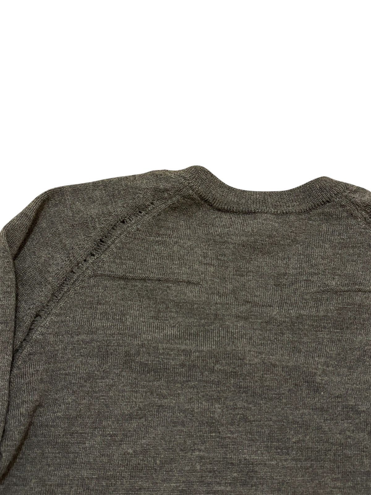 Dior Dior Homme AW09 Distressed V-Neck Size US XS / EU 42 / 0 - 6 Thumbnail
